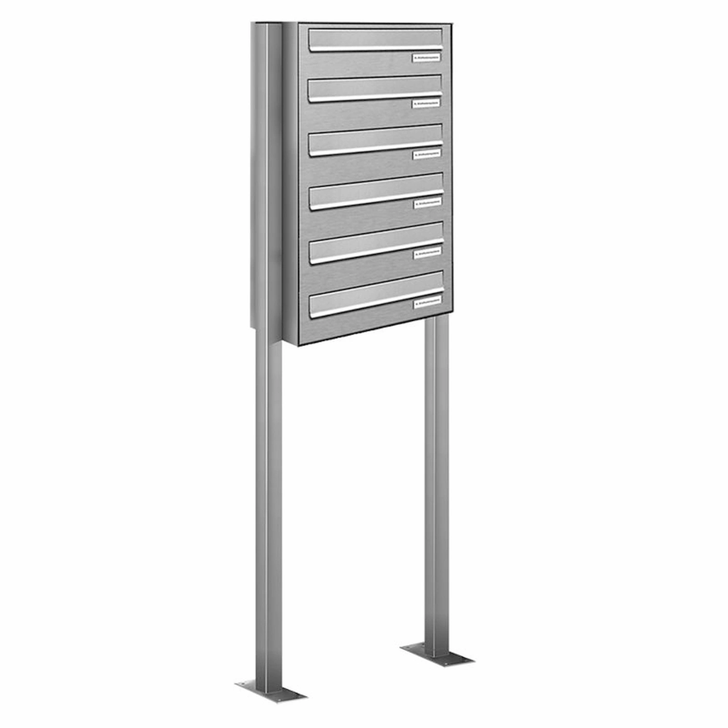 Briefkasten, Parteien: 6, BxHxT: 46,5 x 150 x 27,5 cm