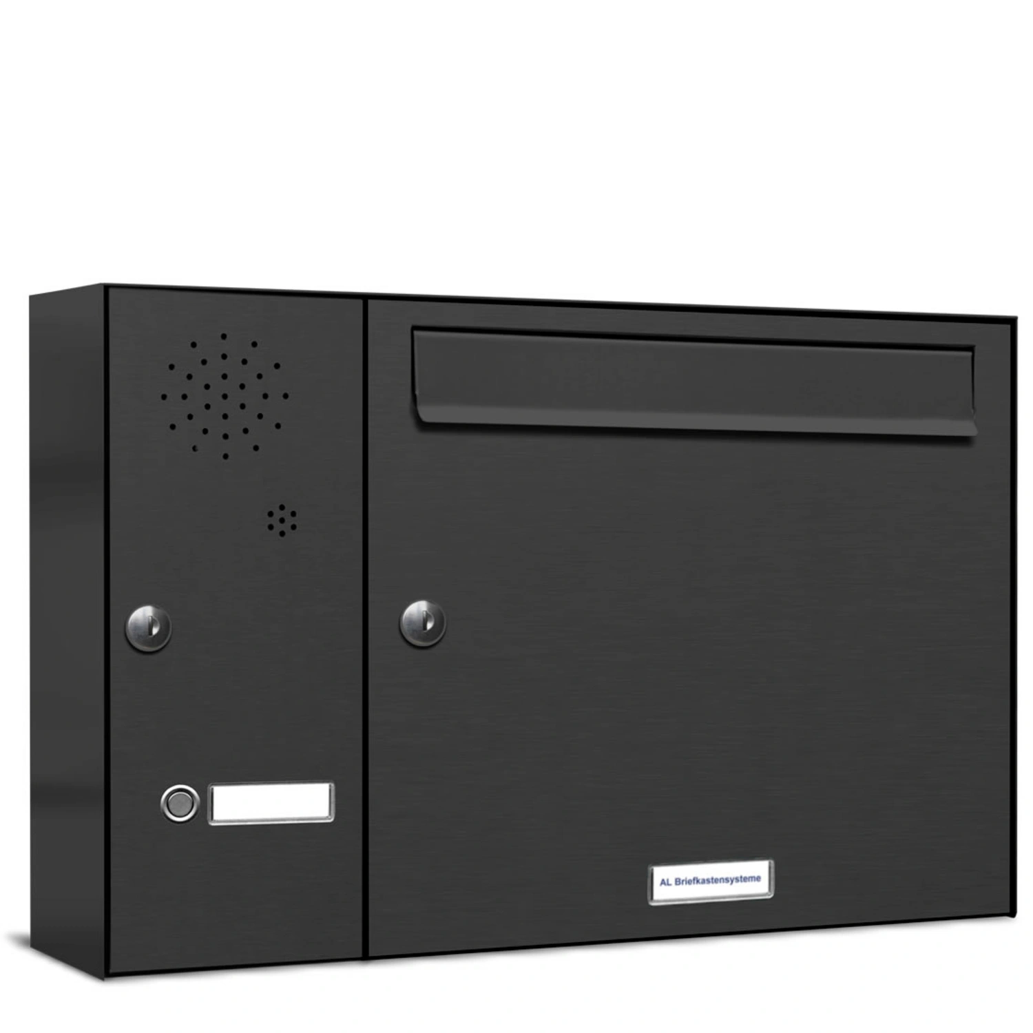 Briefkasten, Parteien: 1, Aufputzmontage, BxHxT: 153,109 x 34,5 x 11,6 cm