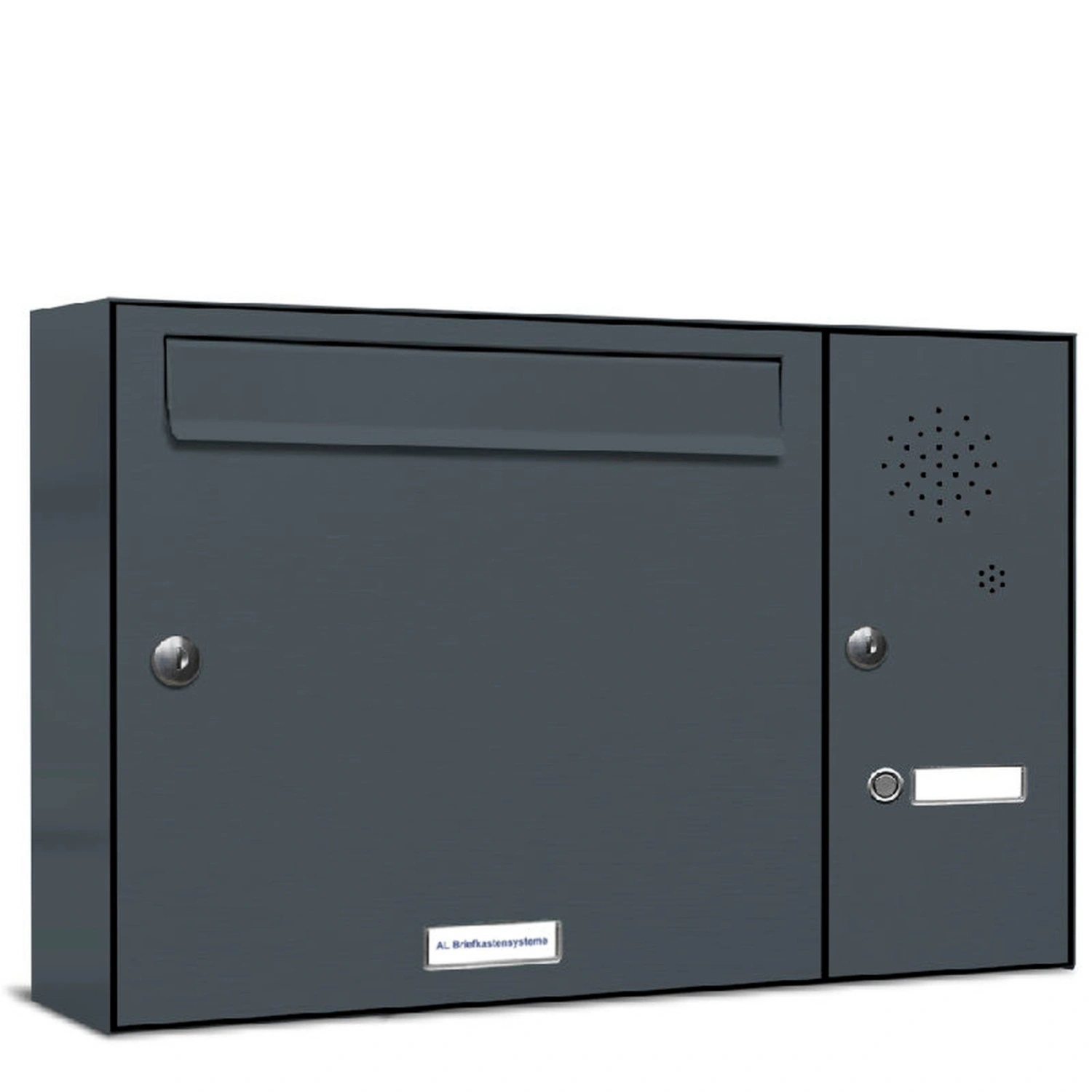 Briefkasten, Parteien: 1, Aufputzmontage, BxHxT: 153,325 x 34,5 x 11,6 cm