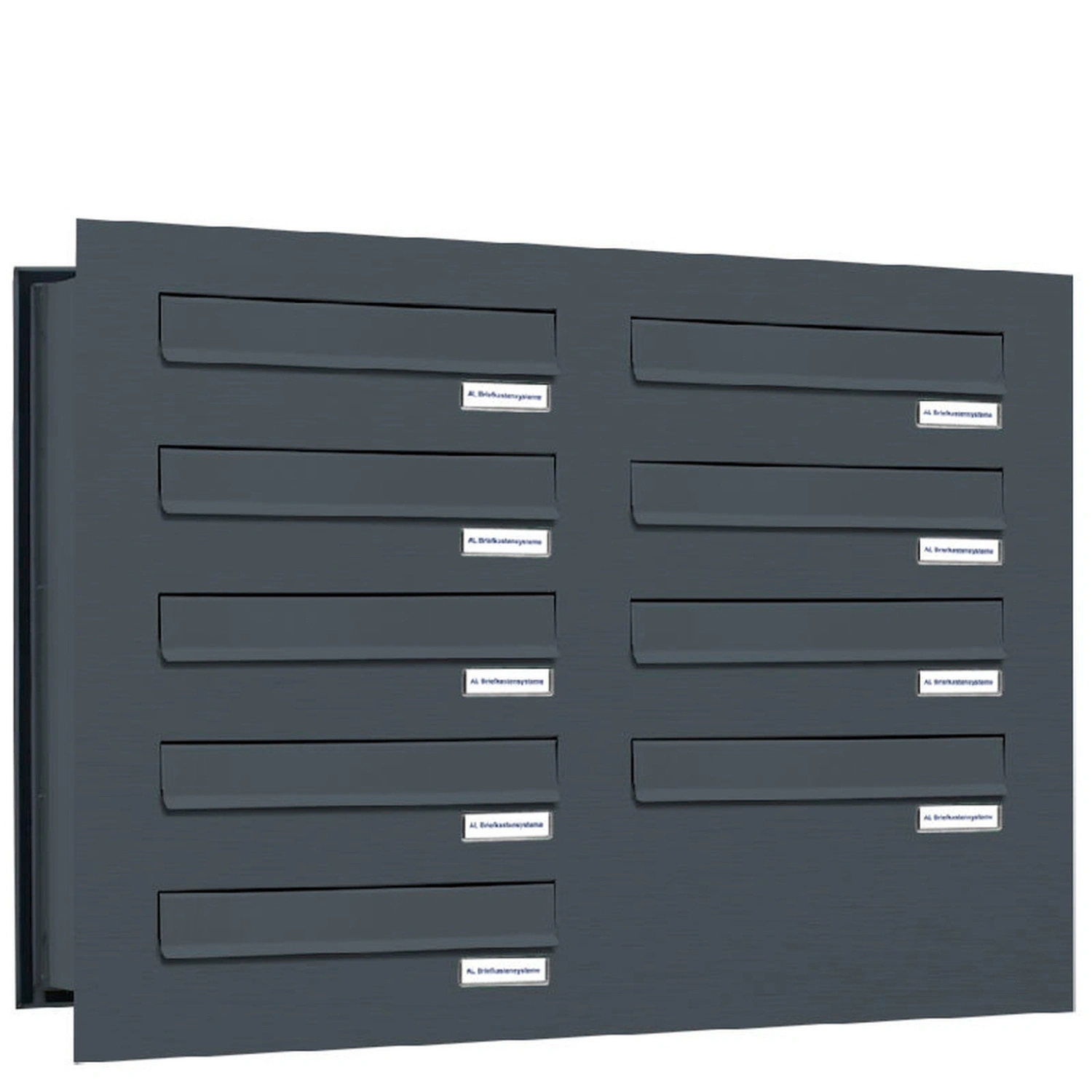 Briefkasten, Parteien: 9, BxHxT: 76,8 x 57,5 x 48 cm