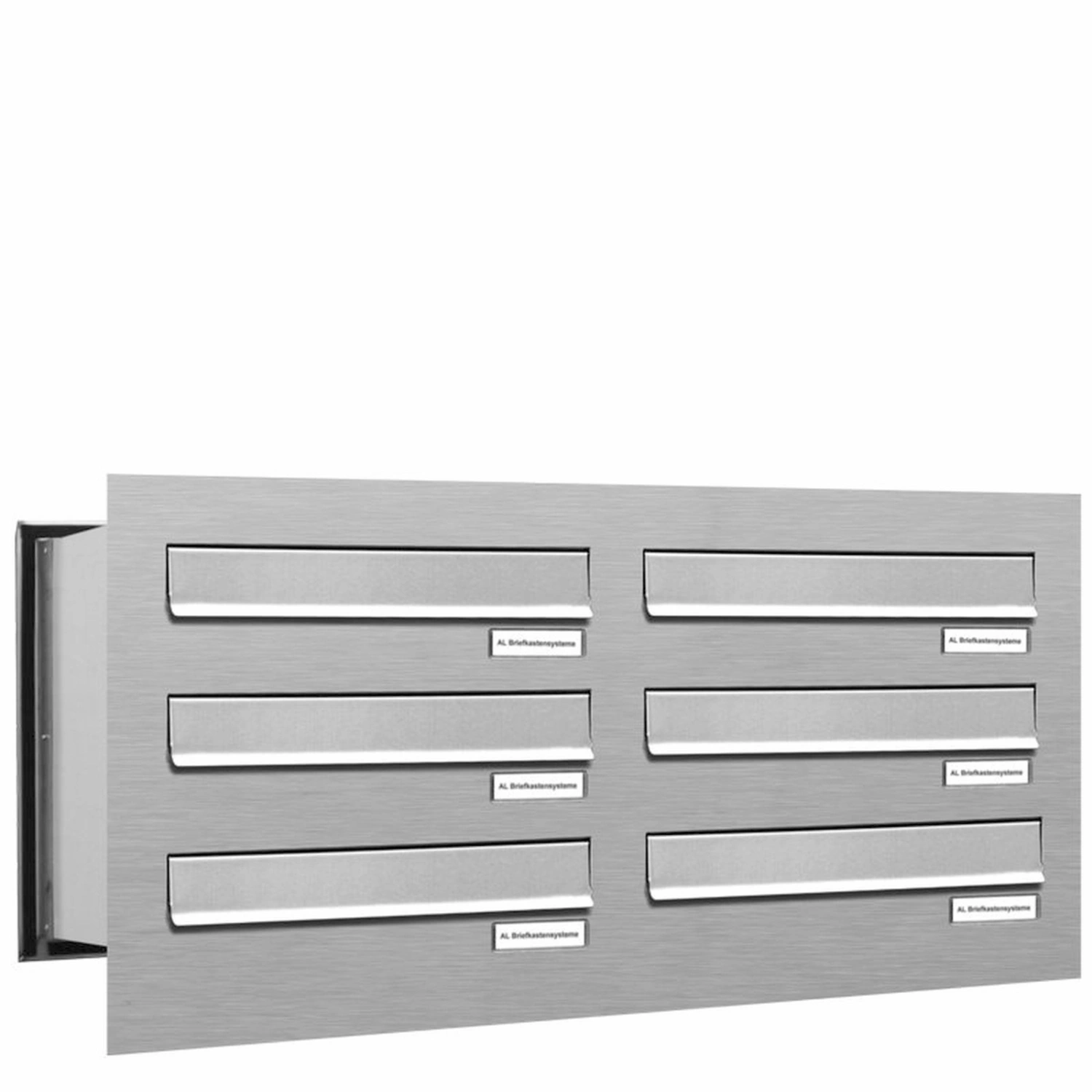 Briefkasten, Parteien: 6, Mauerdurchwurf, BxHxT: 153,452 x 34,5 x 48,0 cm