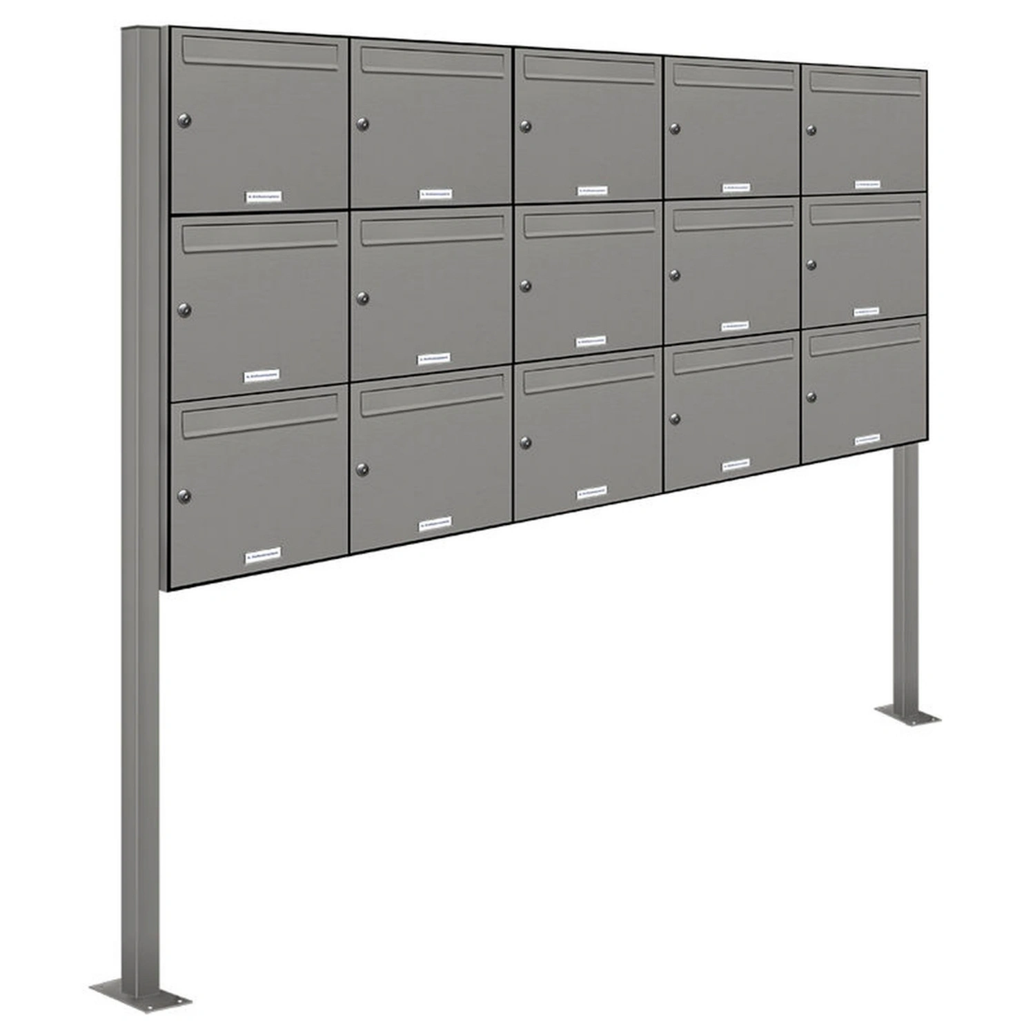 Briefkasten, Parteien: 15, BxHxT: 199,5 x 170 x 11,6 cm