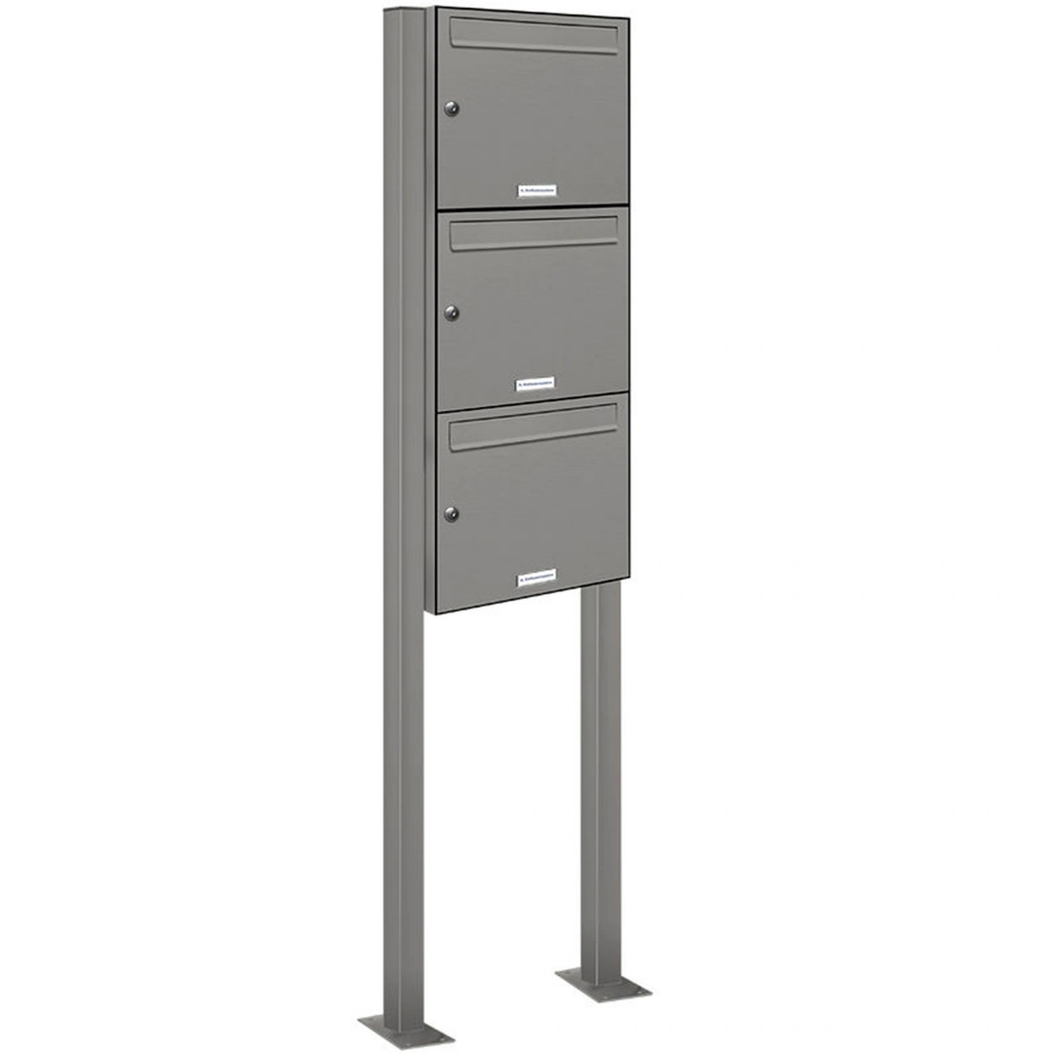 Briefkasten, Parteien: 3, BxHxT: 46,5 x 170 x 11,6 cm