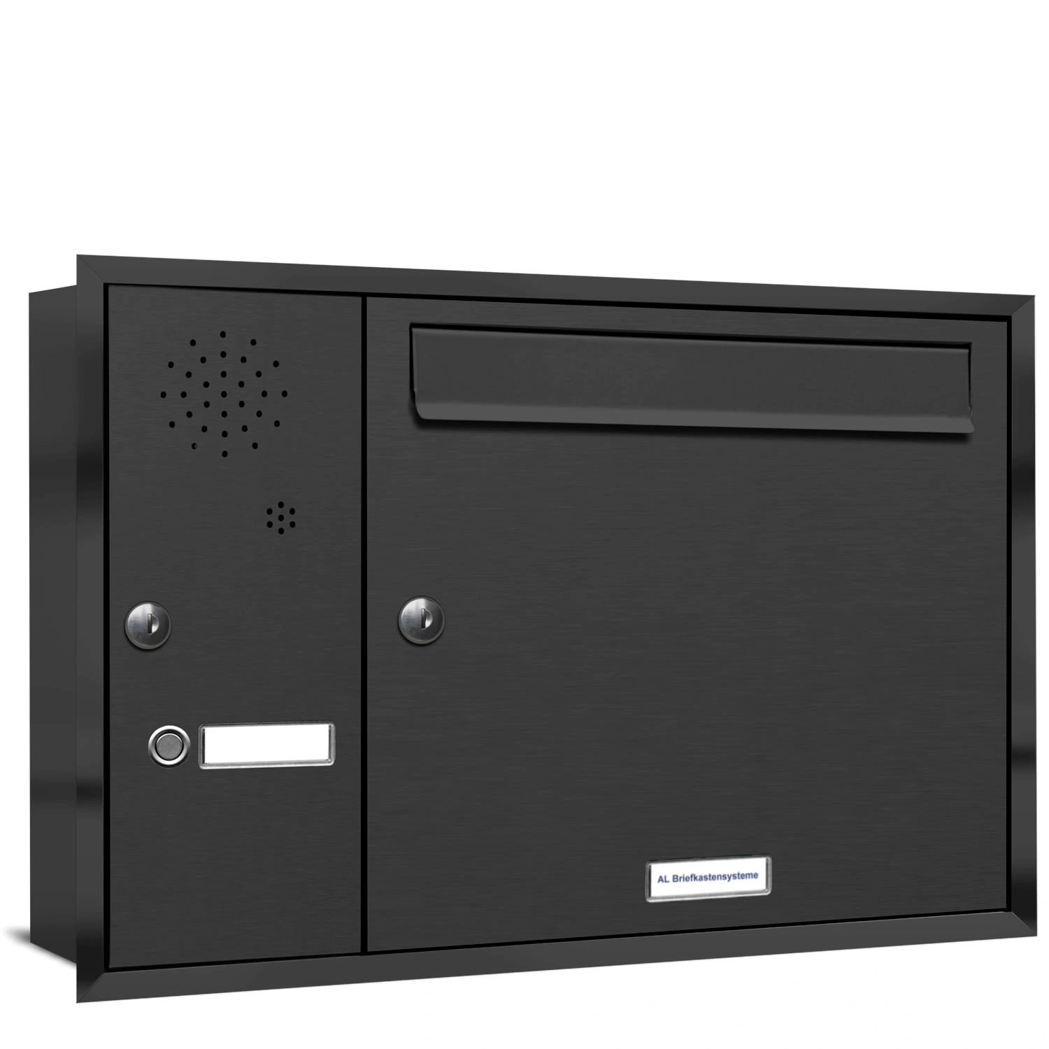 Briefkasten, Parteien: 1, Unterputzmontage, BxHxT: 153,460 x 38,5 x 11,6 cm