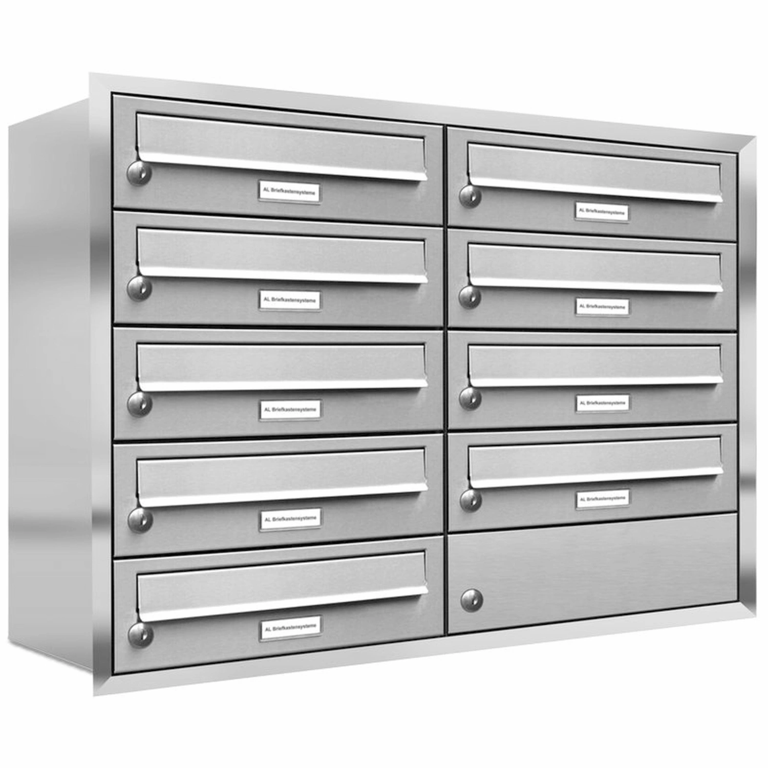 Briefkasten, Parteien: 9, BxHxT: 80,6 x 61,5 x 27,5 cm