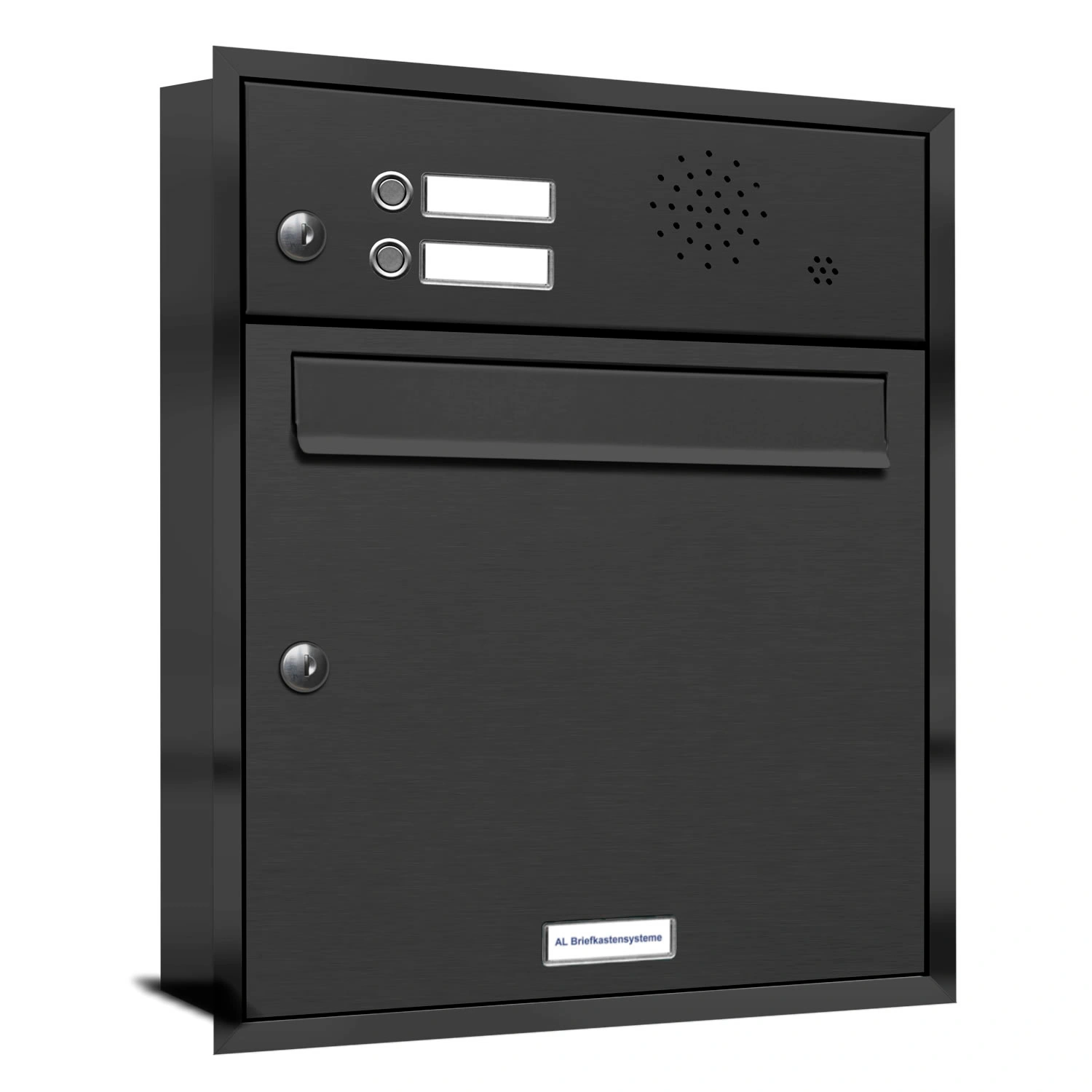Briefkasten, Parteien: 1, Unterputzmontage, BxHxT: 42,5 x 49,6 x 11,6 cm