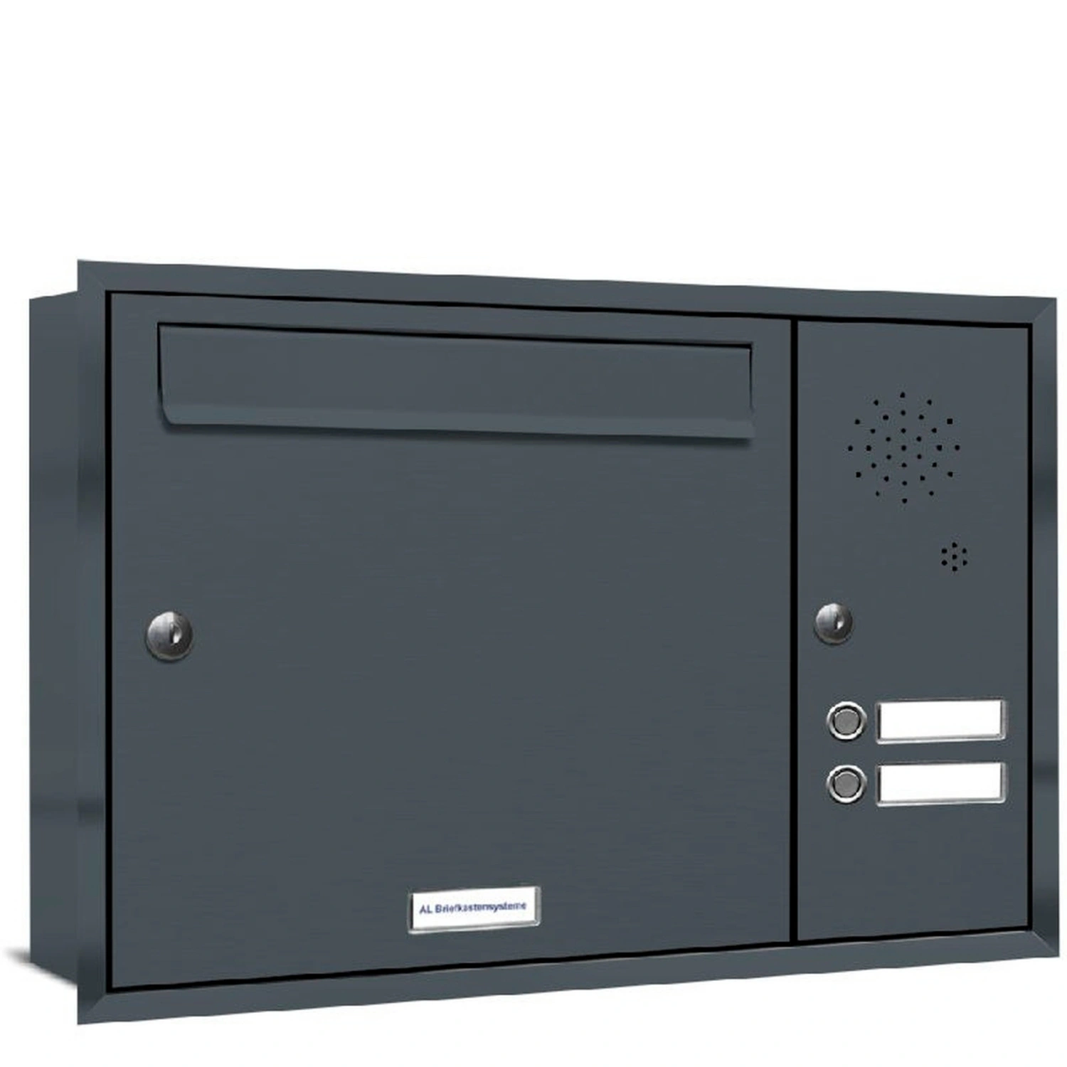 Briefkasten, Parteien: 1, Unterputzmontage, BxHxT: 153,315 x 38,5 x 11,6 cm