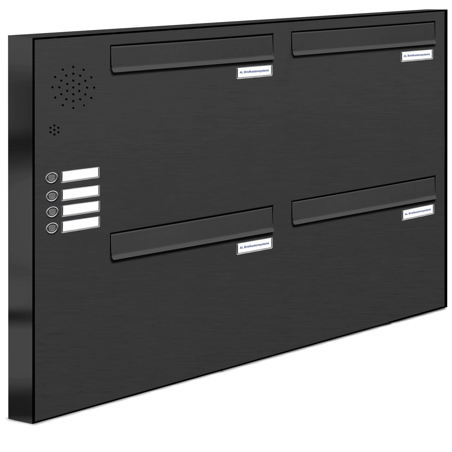 Briefkasten, Parteien: 4, BxHxT: 91,6 x 68,4 x 11,6 cm