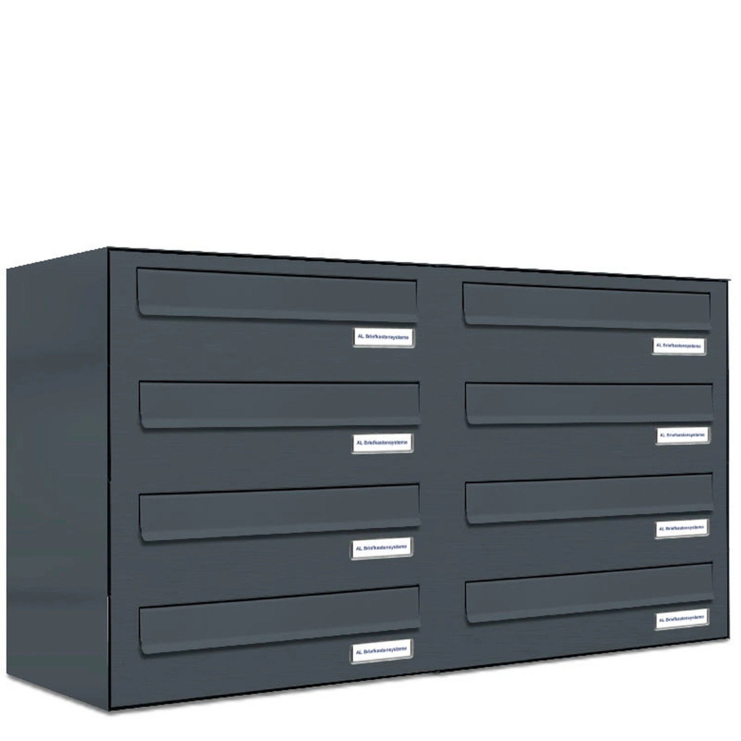 Briefkasten, Parteien: 8, BxHxT: 76,8 x 46 x 27,5 cm