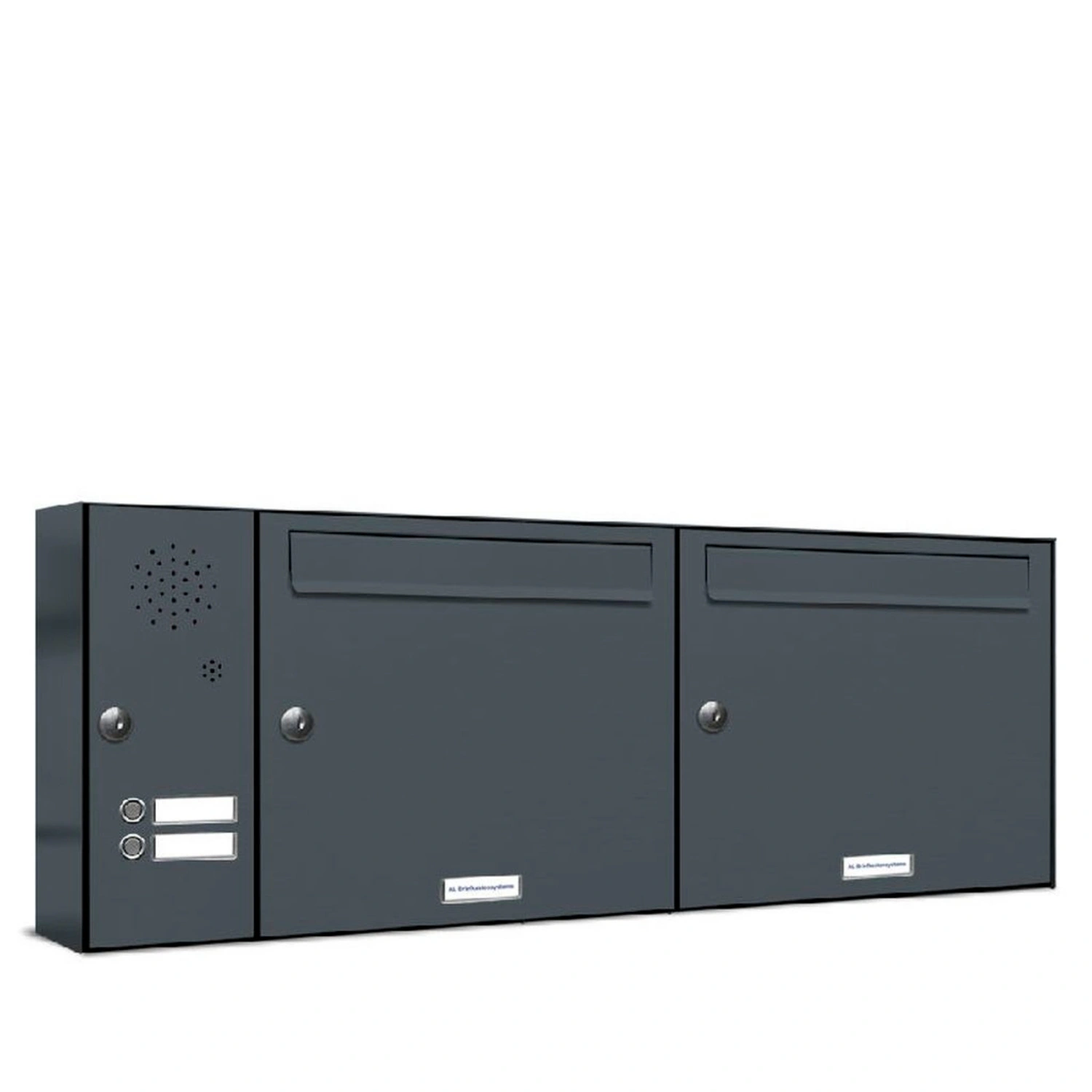 Briefkasten, Parteien: 2, BxHxT: 91,4 x 34,5 x 11,6 cm
