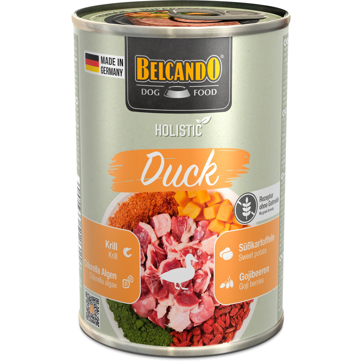 Alleinfuttermittel, Ente & Süßkartoffel, 6 Stück, 400g