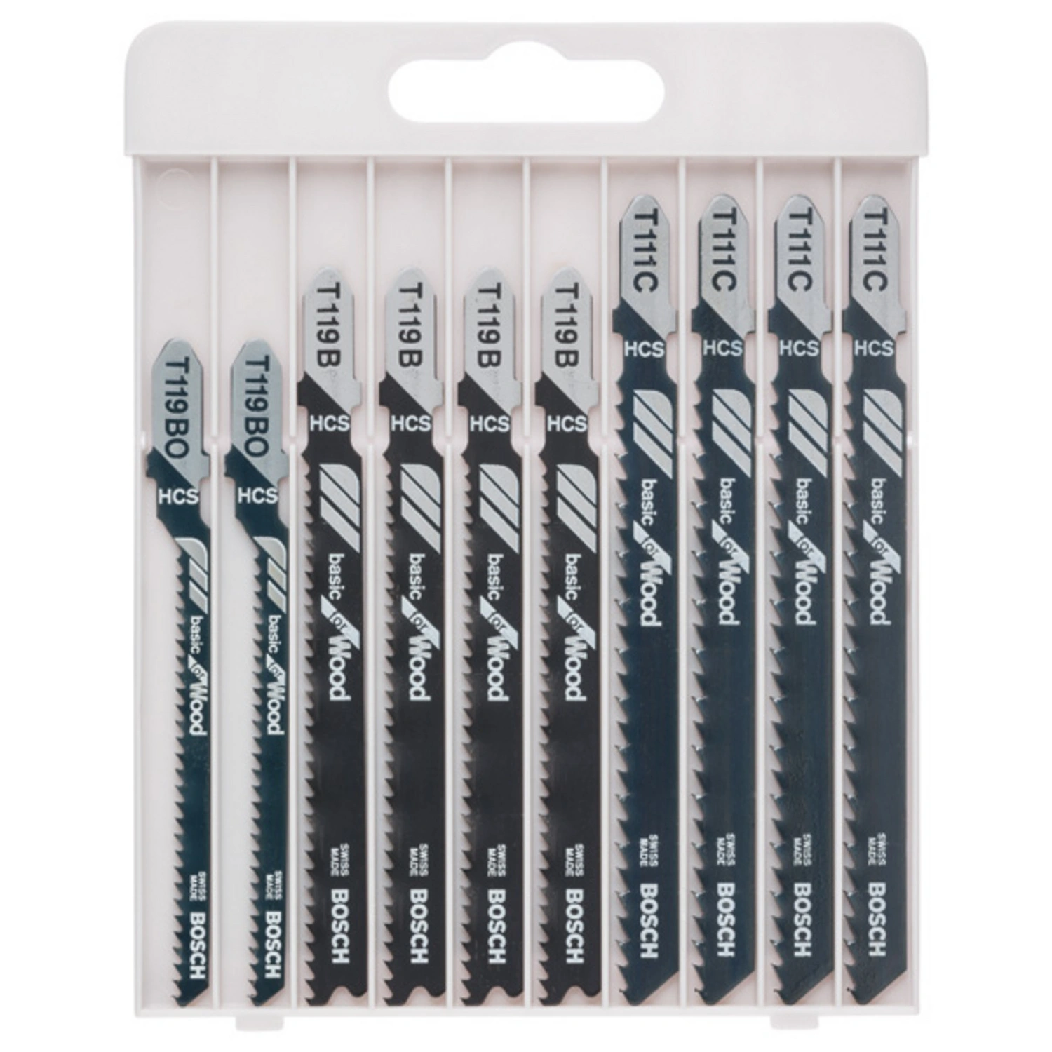 Stichsägeblatt-Set »X-Pro Line Basic«, für Holz, 10-teilig