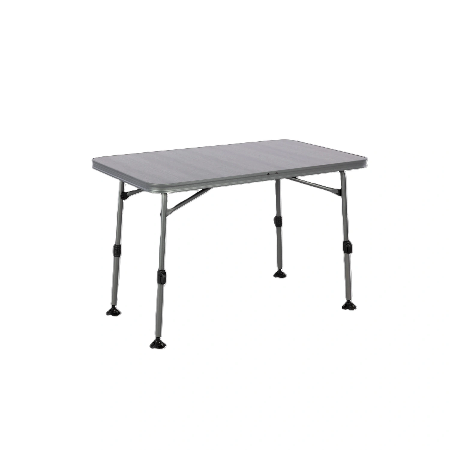 Campingtisch, LxBxH: 115 x 70 x 75cm, Alu-Gestell, grau