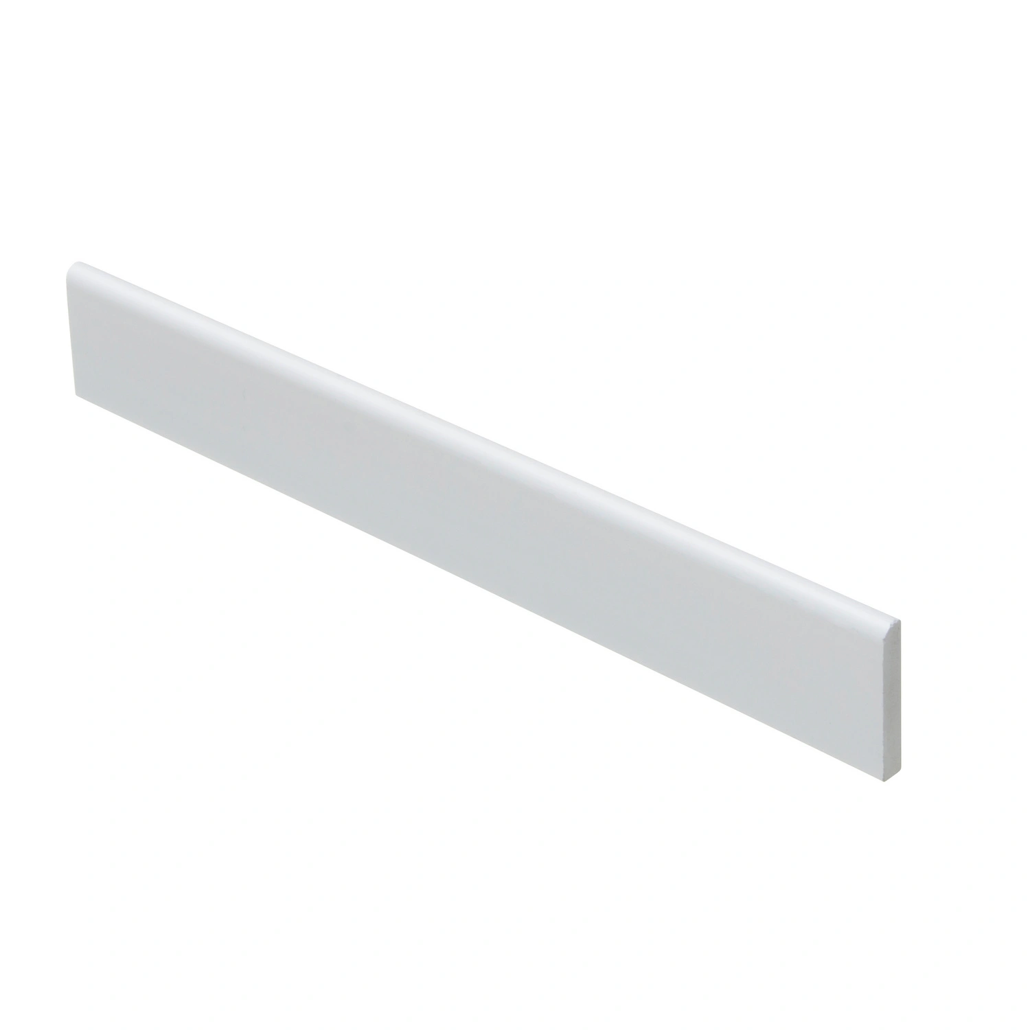 Abschlussleiste, BxLxH: 3,3 x 250 x 0,5 cm, weiß