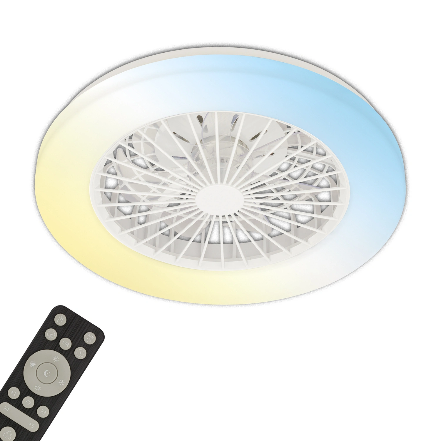 Leuchte, Ventilator, 49 W, weiß
