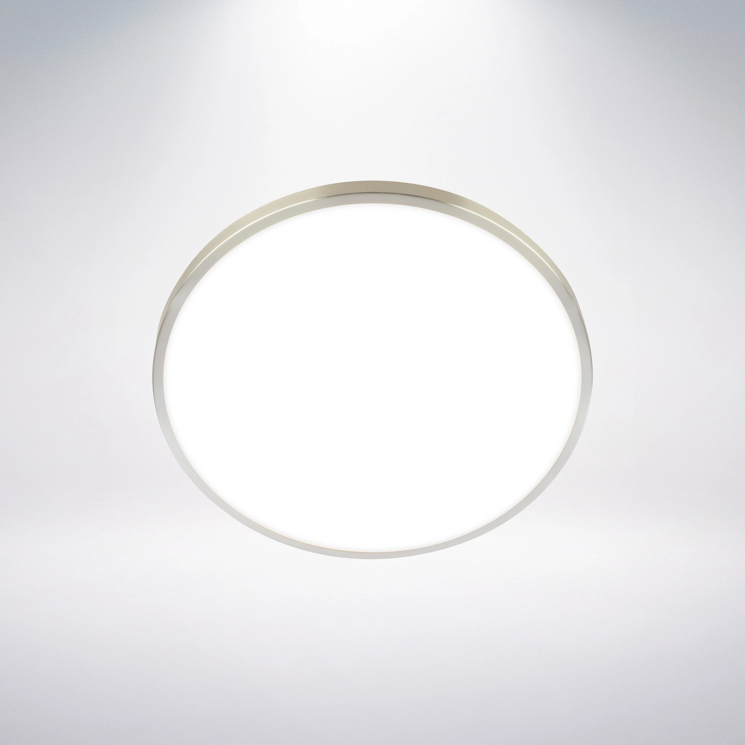 Leuchte, LED Deckenleuchte, 15 W, matt-nickel