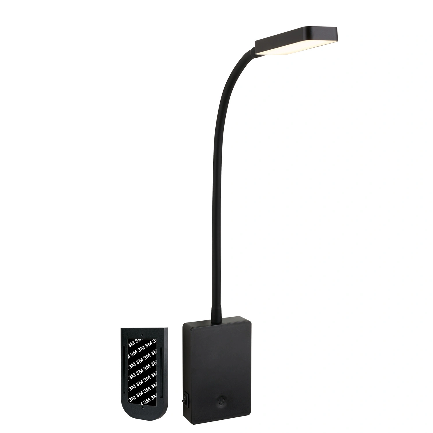 Leuchte, LED Leseleuchte, 2 W, matt-schwarz