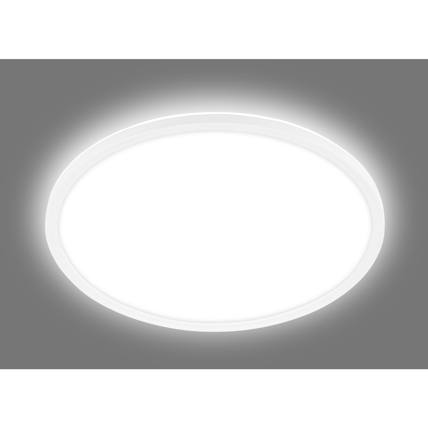 Leuchte, LED Deckenleuchte, ultraflach, 22 W, weiß matt