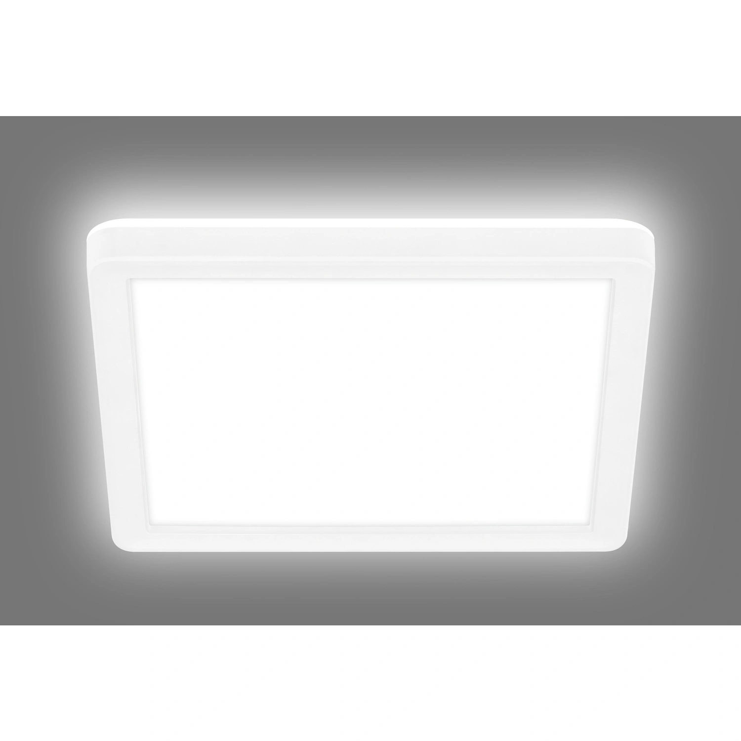 Leuchte, LED Deckenleuchte, ultraflach, 12 W, weiß matt