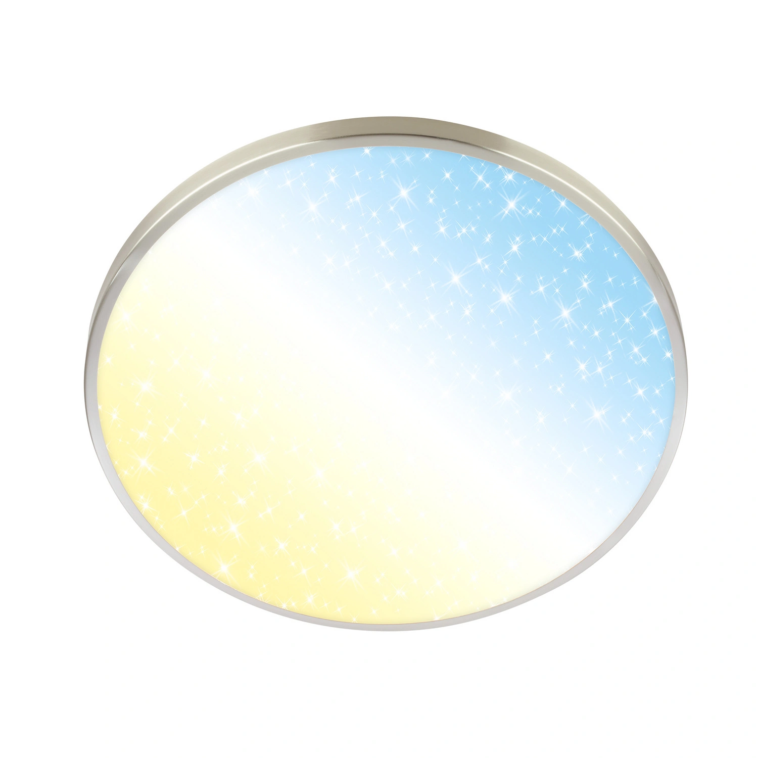 Leuchte, LED Deckenleuchte, 22 W, matt-nickel