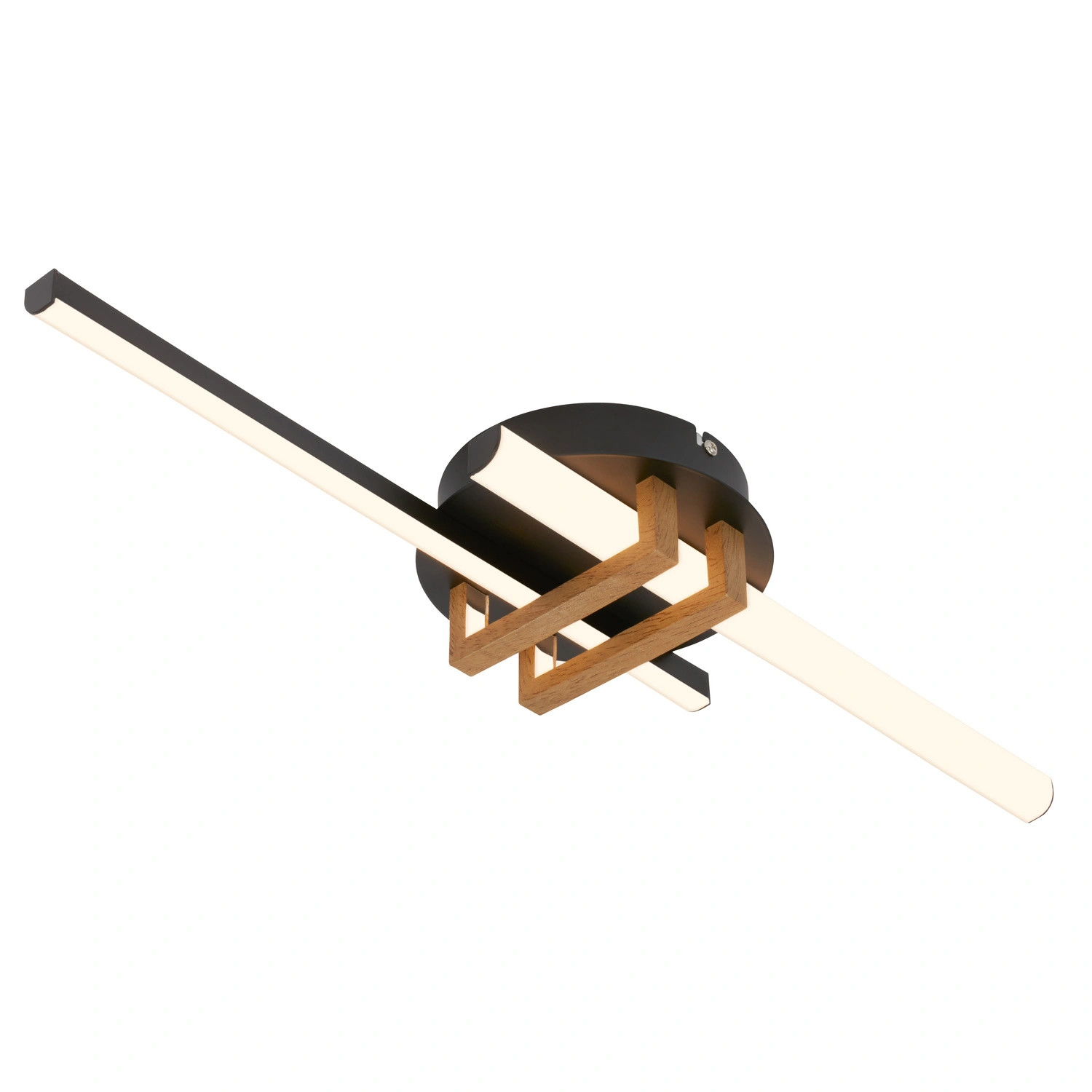 Leuchte, LED Deckenleuchte, 18 W, holzfarben