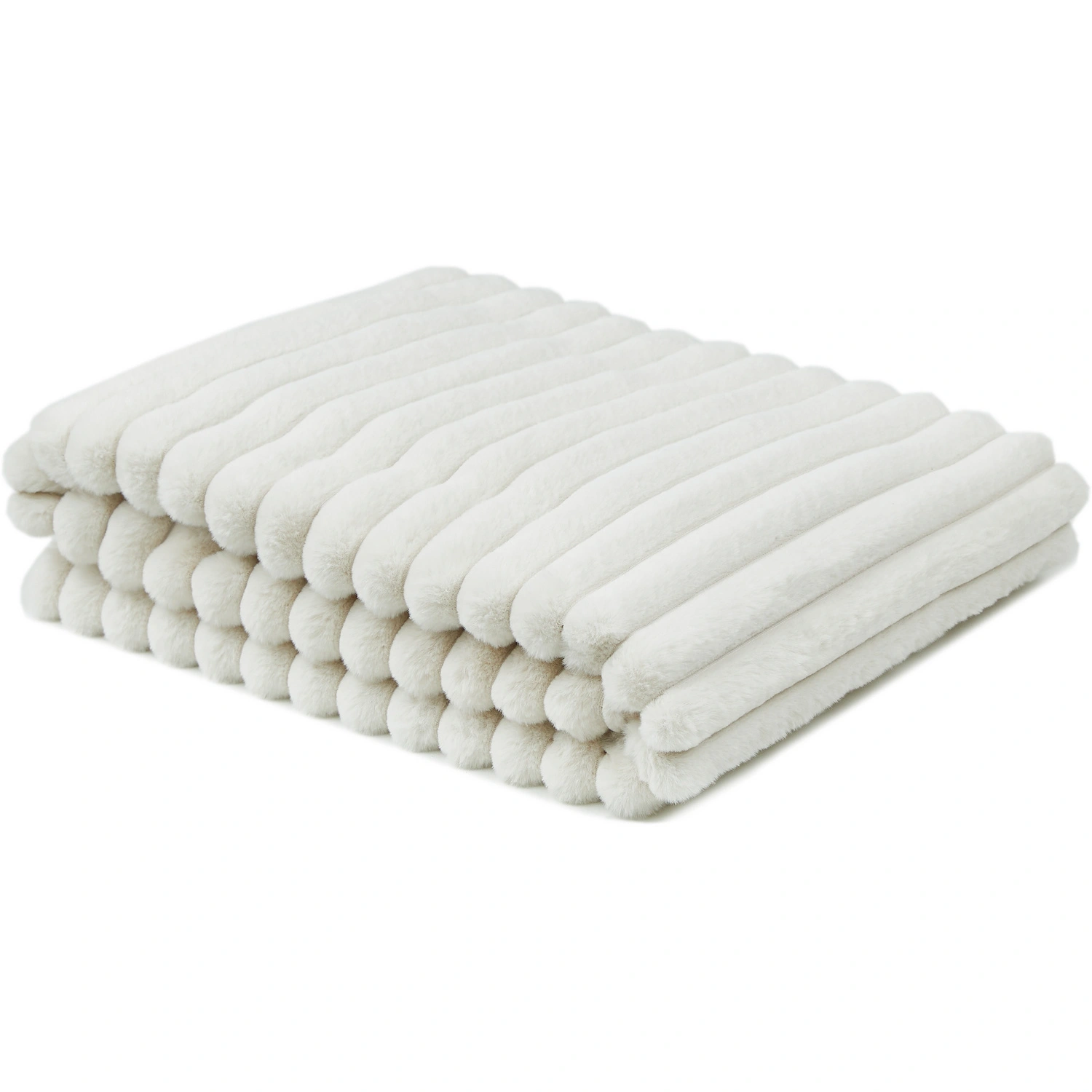 Decke »Helen«, BxL: 130 x 180 cm, Polyester, weiß