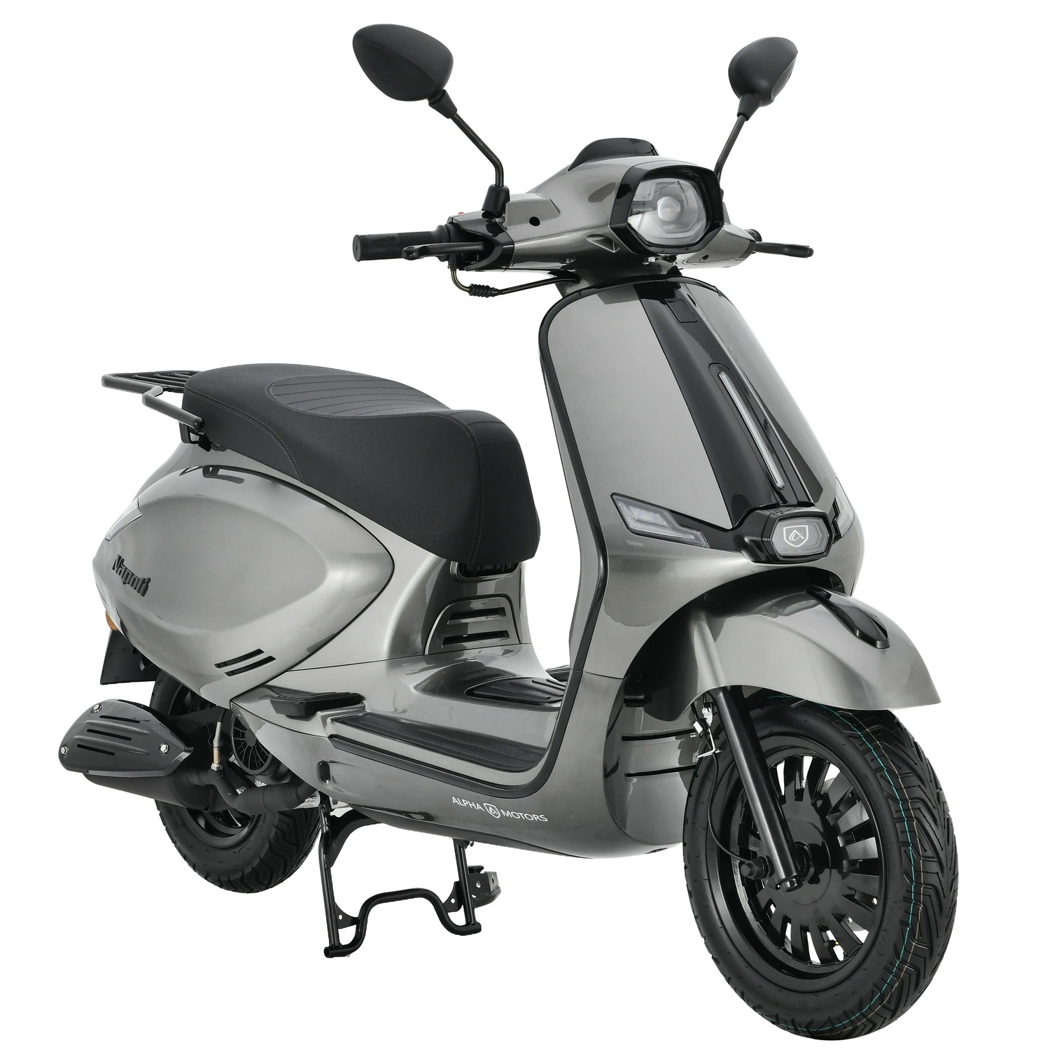 Motorroller »Napoli«, 125 ccm, 85 km/h, EURO 5+, silber-schwarz