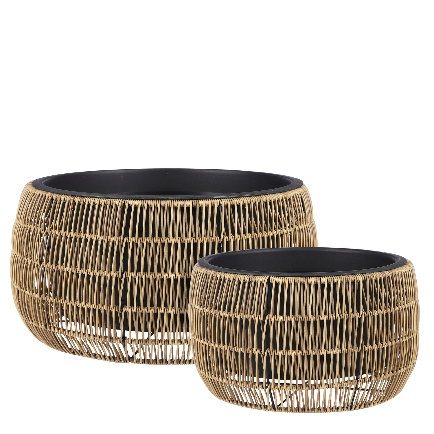 Blumentopf »Pancho«, ø 26 cm, Höhe: 20 cm, rund, braun