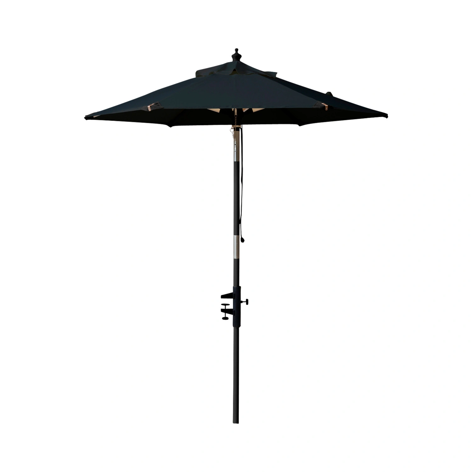 Sonnenschirm, für den Balkon, D 1,8 cm, schwarz