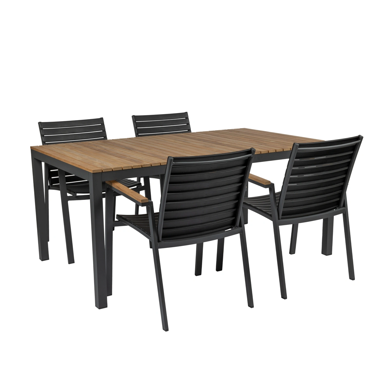 Gartenmöbelset »Mood«, Tisch: B167.5xH74xT100 cm; Stühle: B62xH84xT56 cm