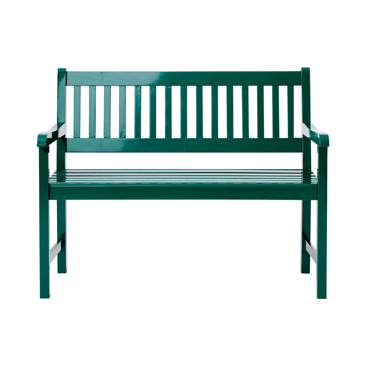 Gartenbank »Brighton«, 2er, Mahogany Grün, (LxHxT): 108 x 89 x 59 cm