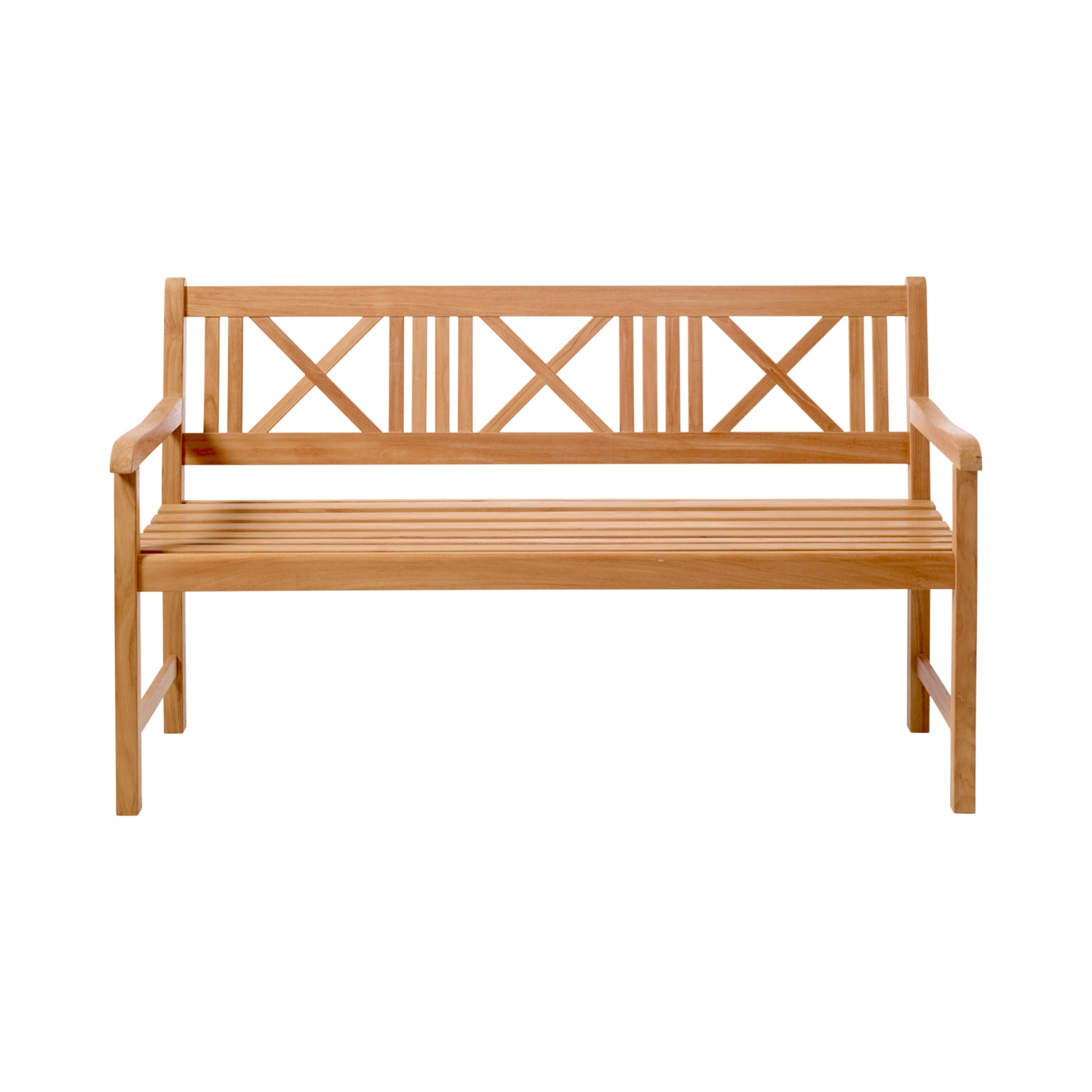 Gartenbank »Rosenborg«, 3er, Teak, (LxHxT): 150 x 89 x 58 cm