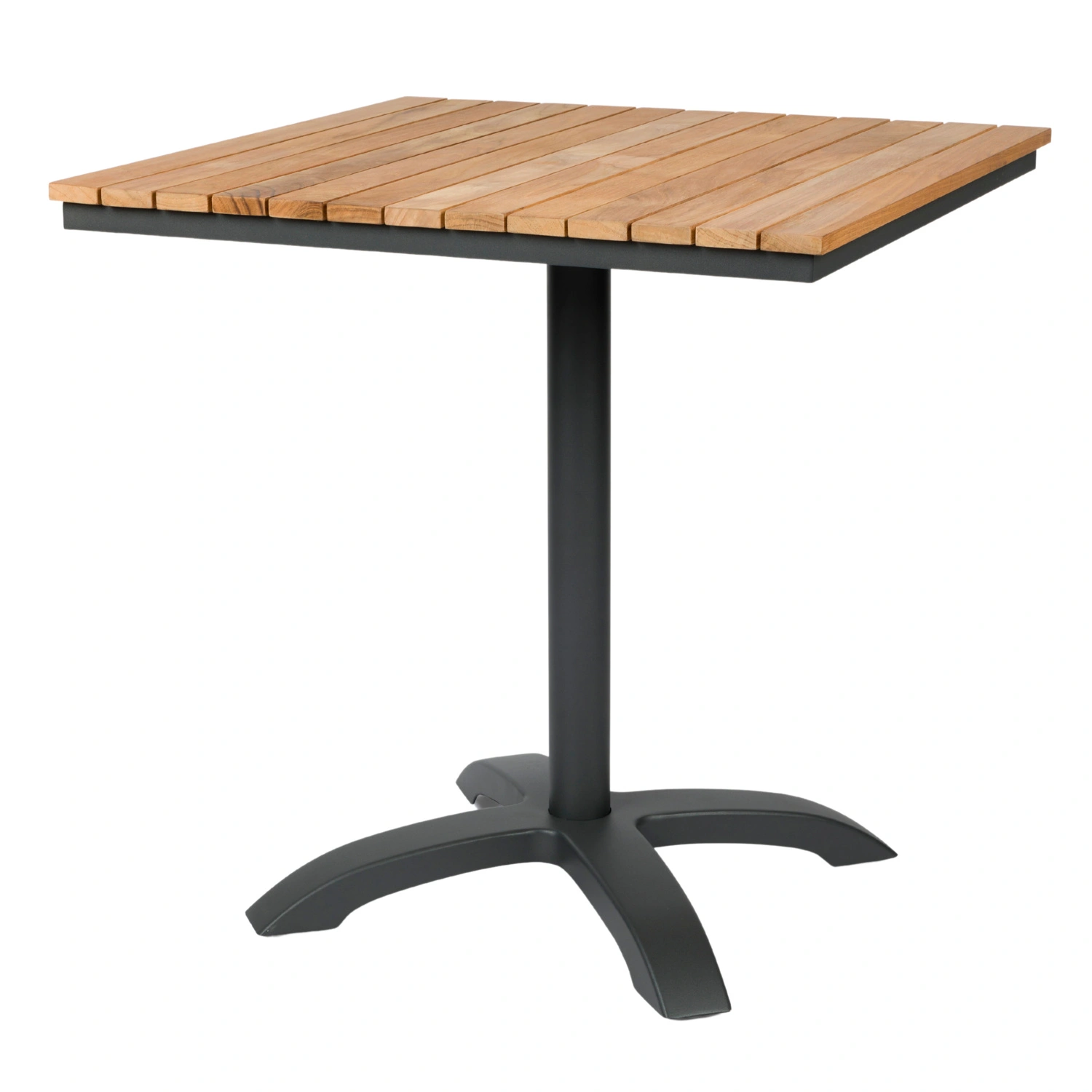 Balkontisch »Mood«, (BxHxT): 70 x 74 x 70 cm, teak/anthrazit