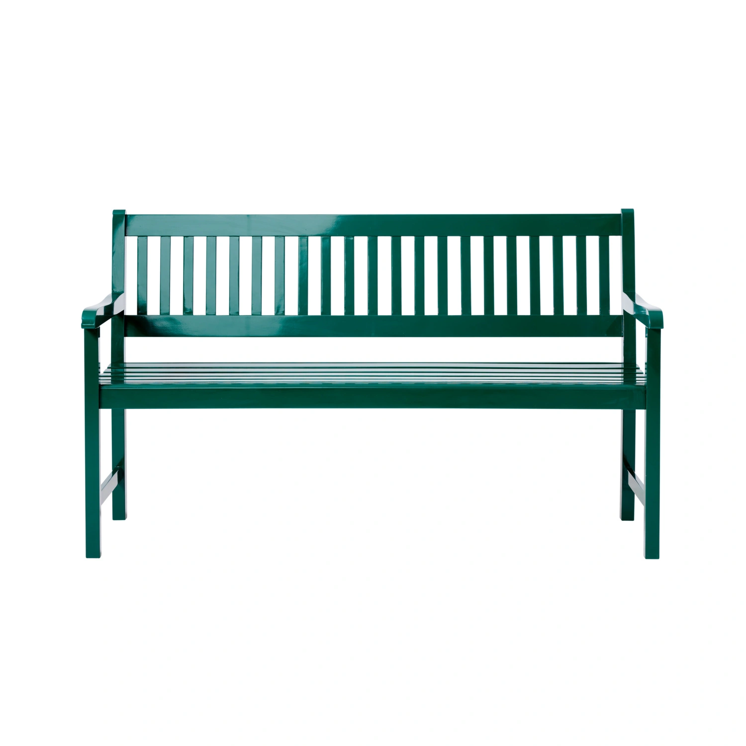 Gartenbank »Brighton«, 3er, Mahogany Grün, (LxHxT): 150 x 89 x 59 cm
