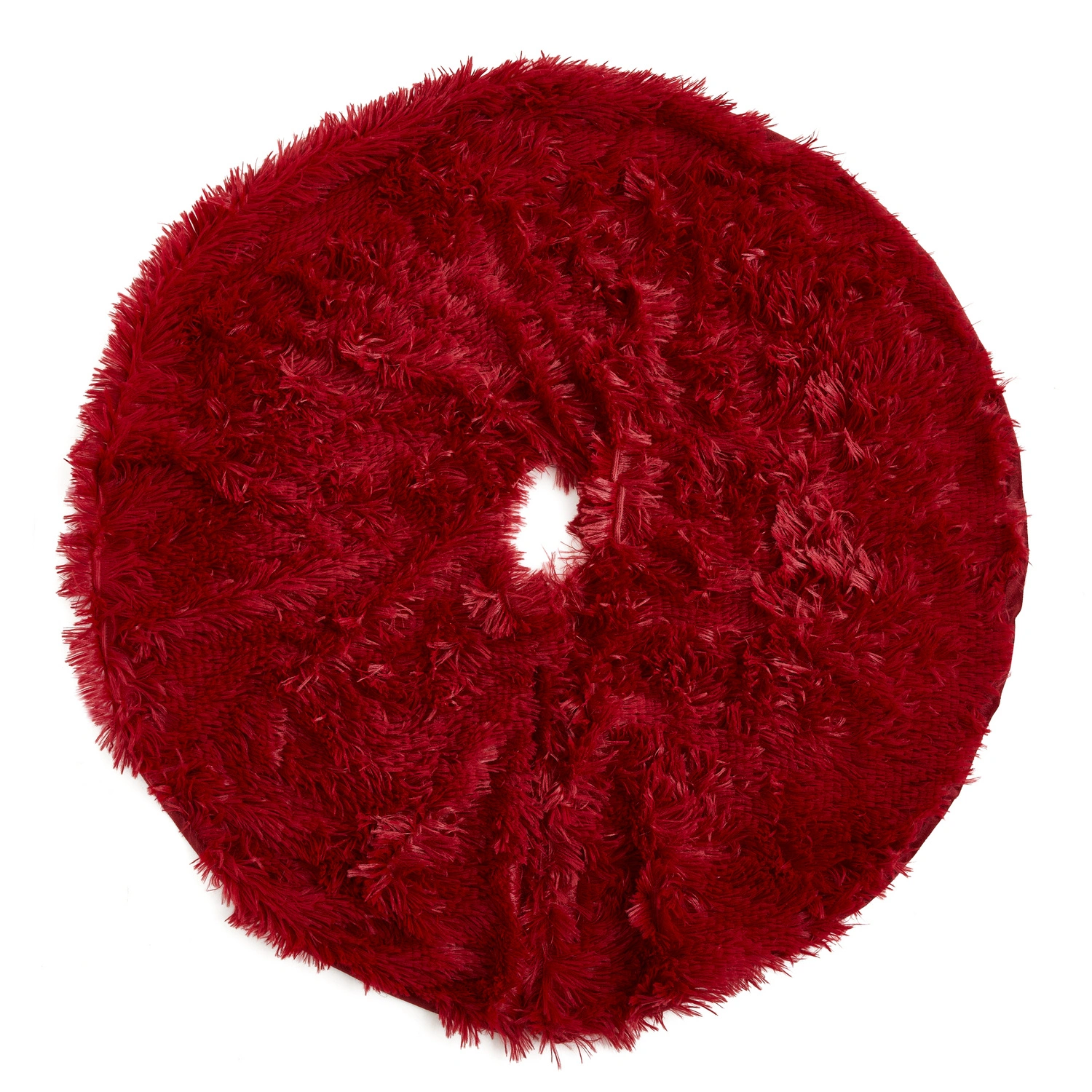 Weihnachtsbaumdecke »Glori«, Ø90 cm, Polyester, rot