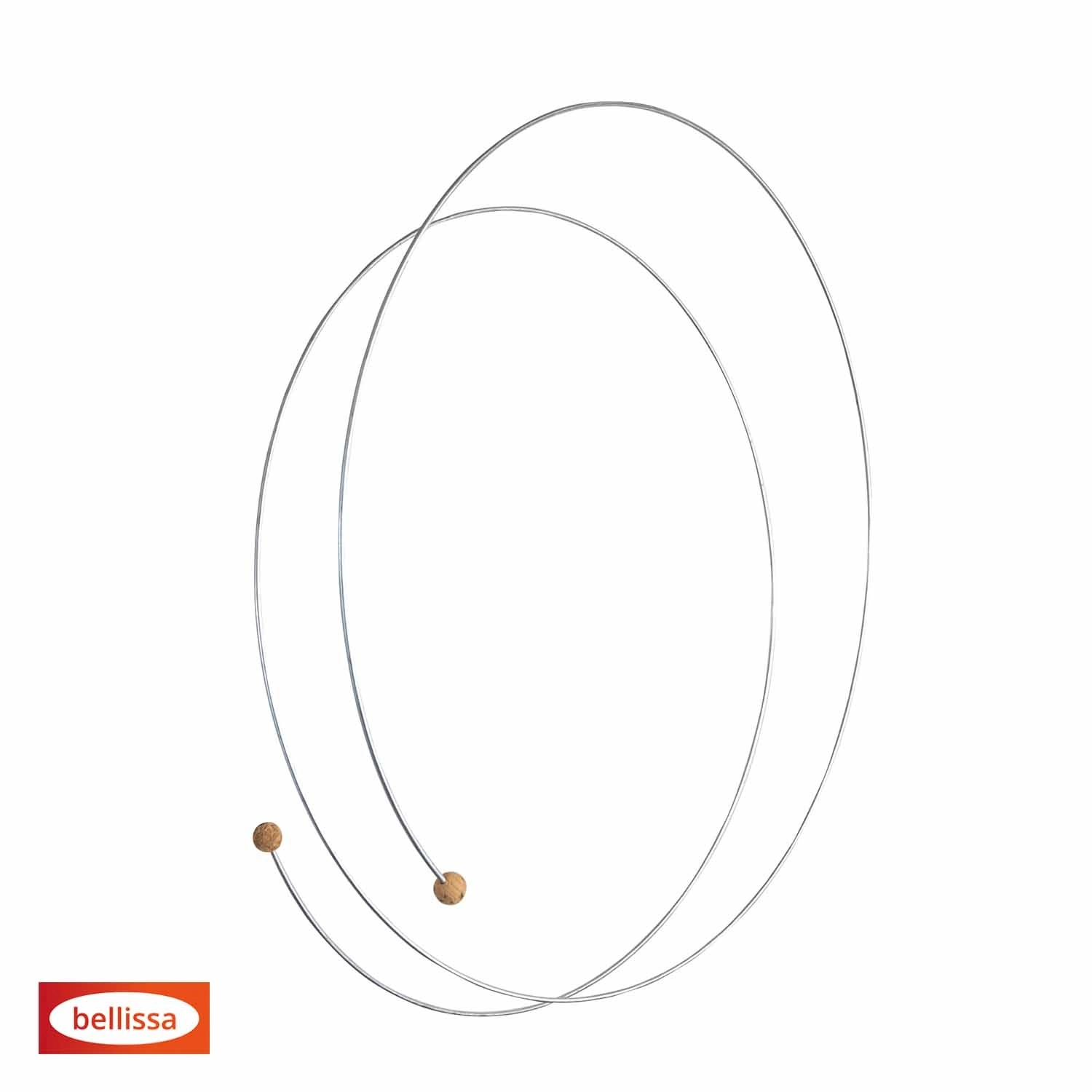 Blumendraht, LxH: 200 x 1 cm, Silber