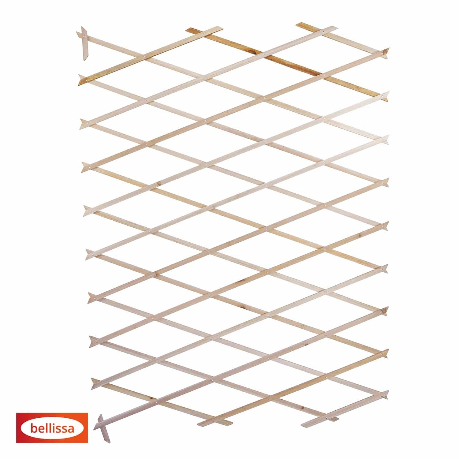 Holzspalier, LxH: 310 x 1,5 cm, Braun