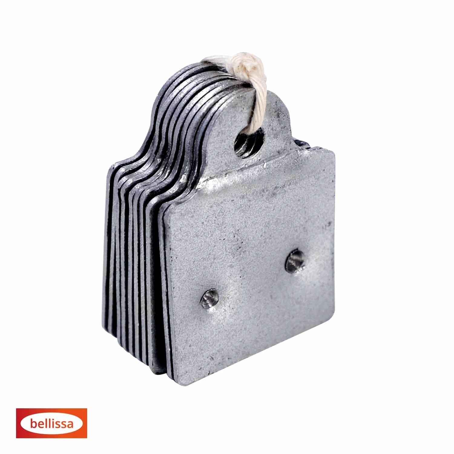 Befestigungsset, LxH: 3 x 4.2 cm, silber