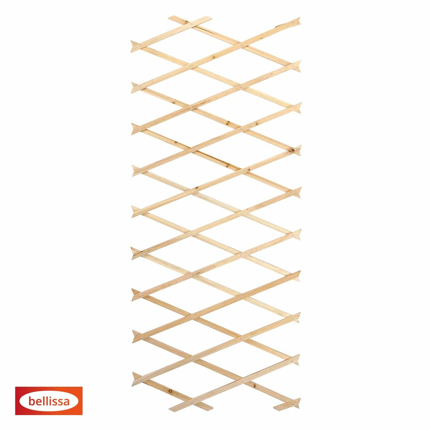 Holzspalier, LxH: 270 x 1,5 cm, Braun