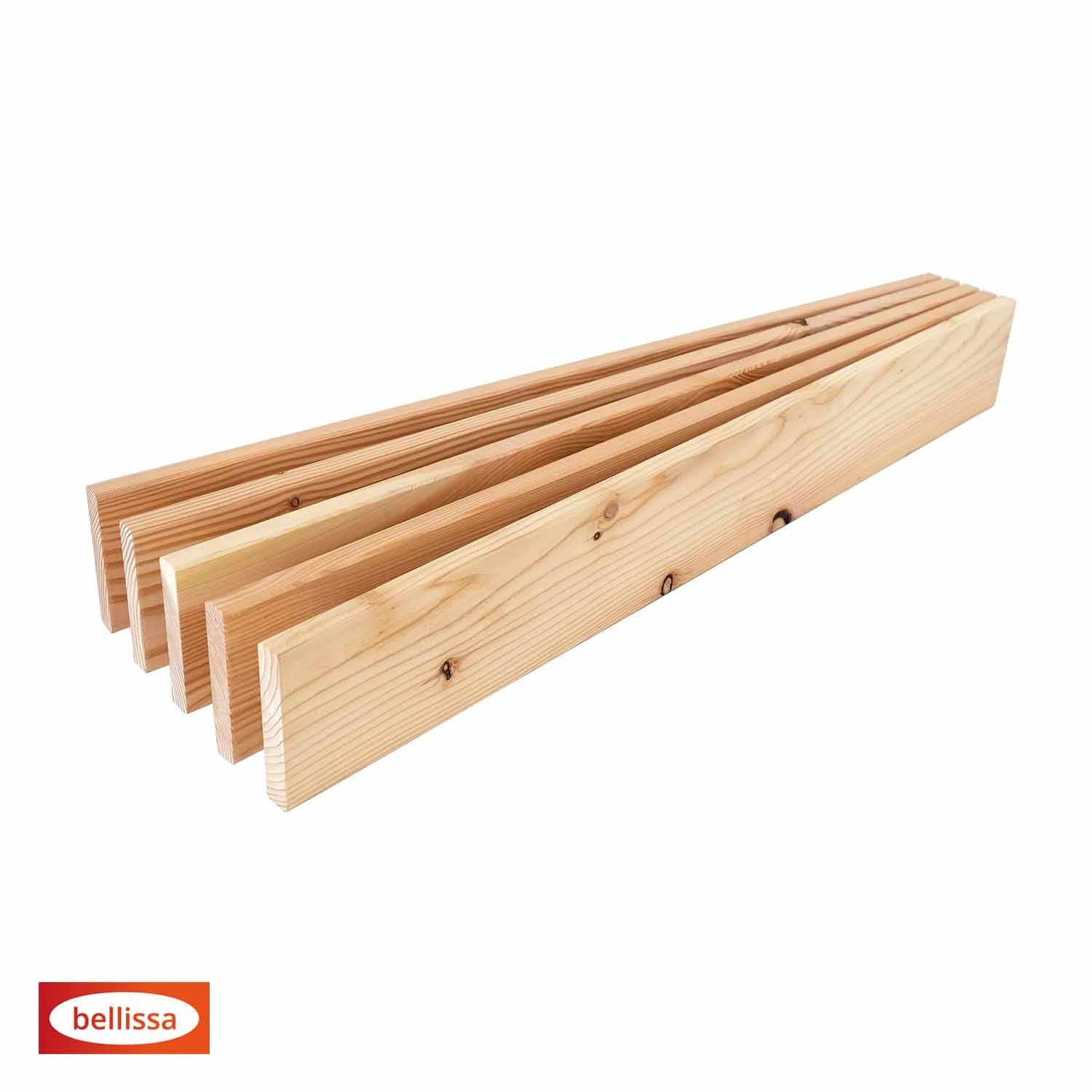 Bodendiele, LxH: 87,5 x 11 cm, Braun