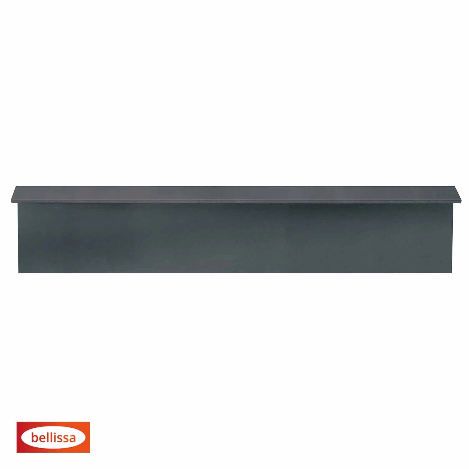 Schneckenblech »Corten«, LxH: 100 x 6,5 cm, Rotbraun