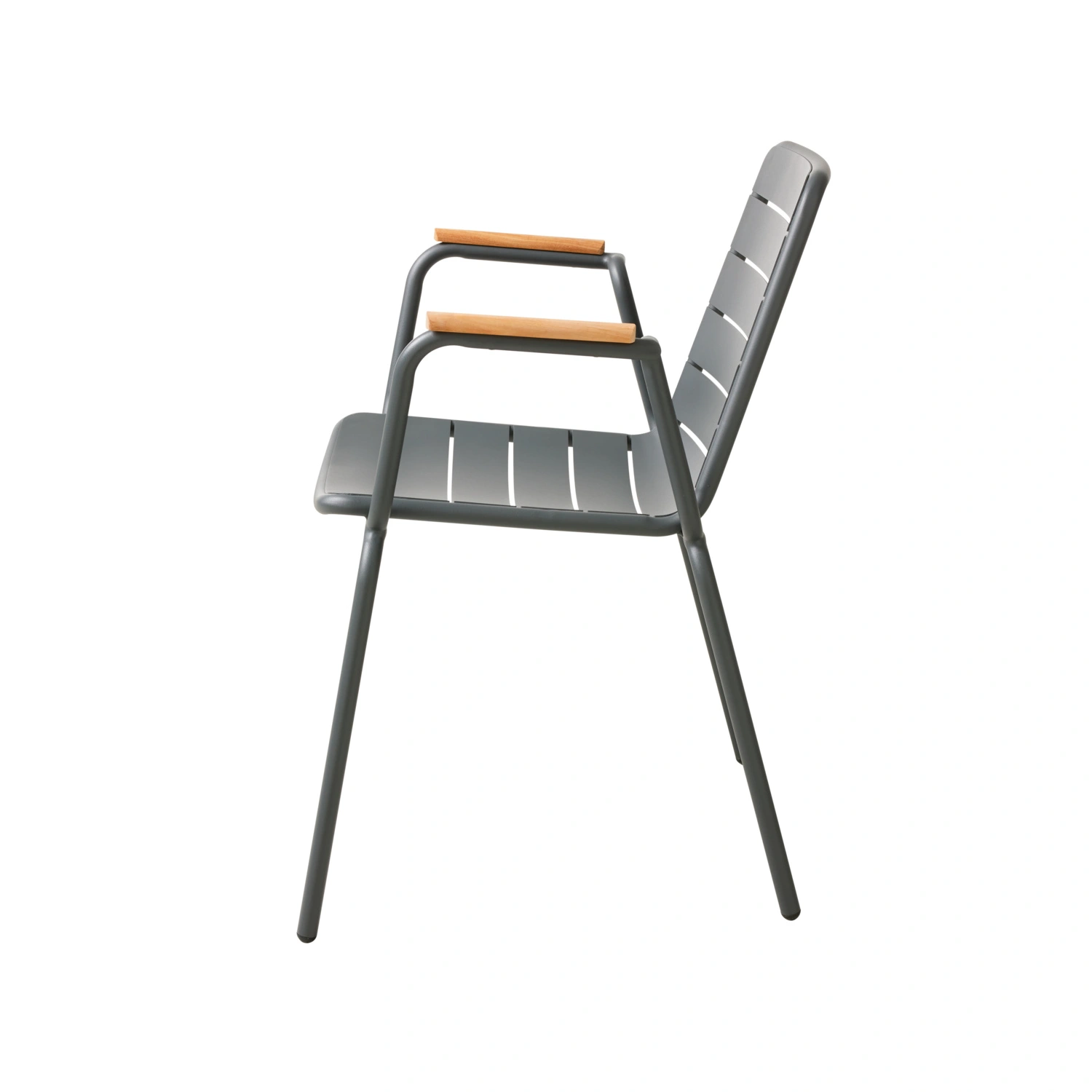 Gartenstuhl »Parc«, BxHxT: 58 x 80 x 58 cm, Teakholz, anthrazit