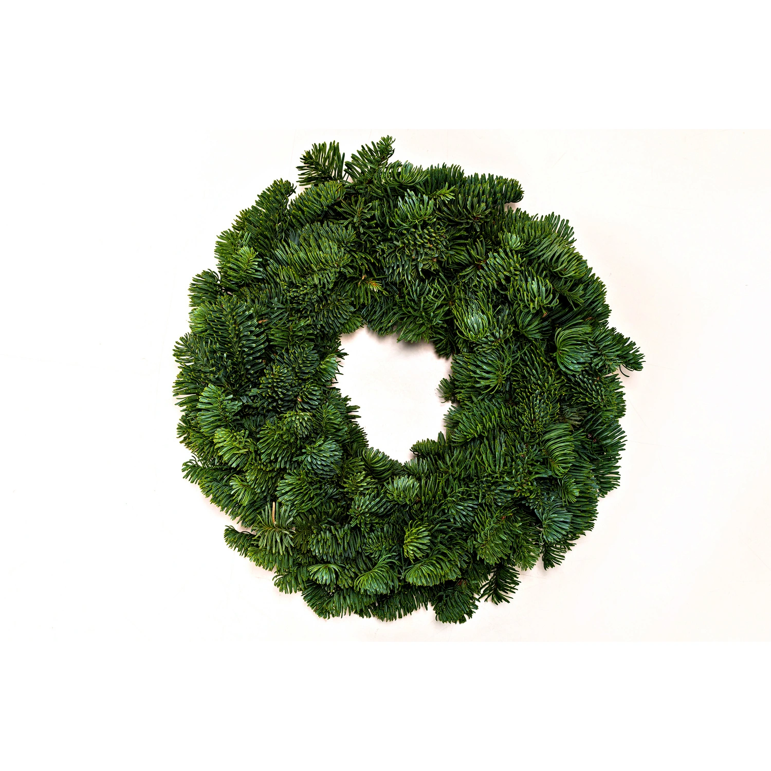 Adventskranz, 30 cm, ungarniert, halbrund gebunden