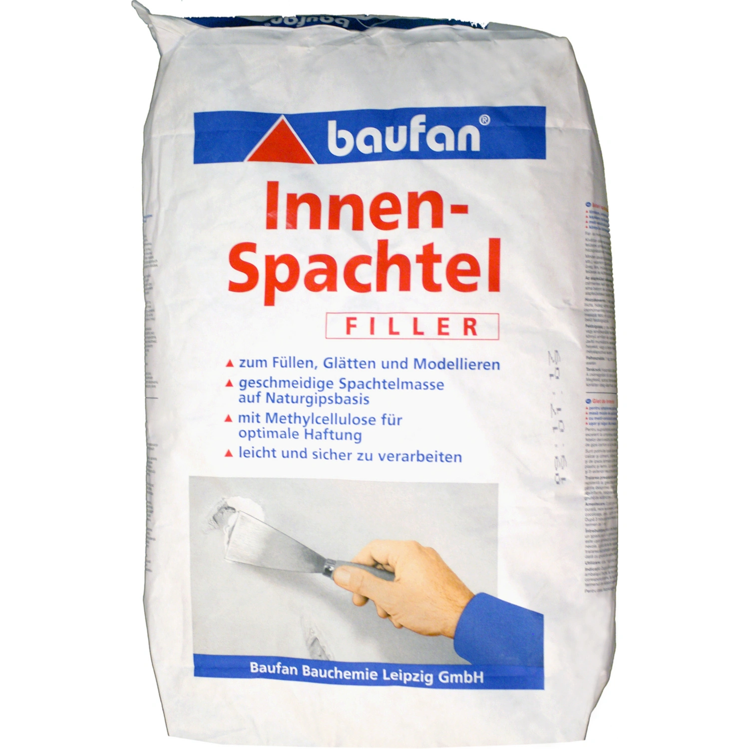 Spachtel »baufan«, innen, 25 kg, naturweiß
