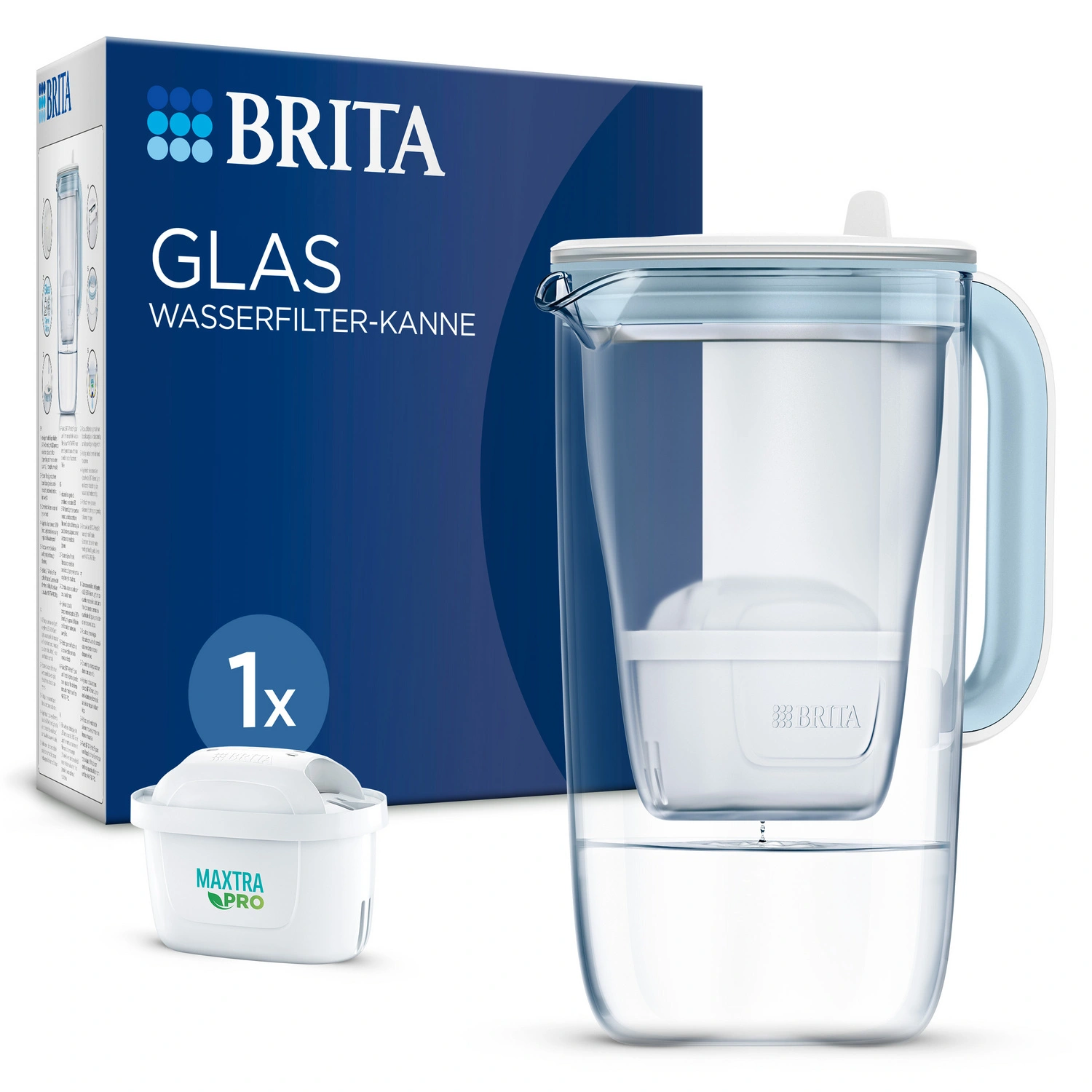 Wasserfilterkanne »One«, 2,5 L, hellblau