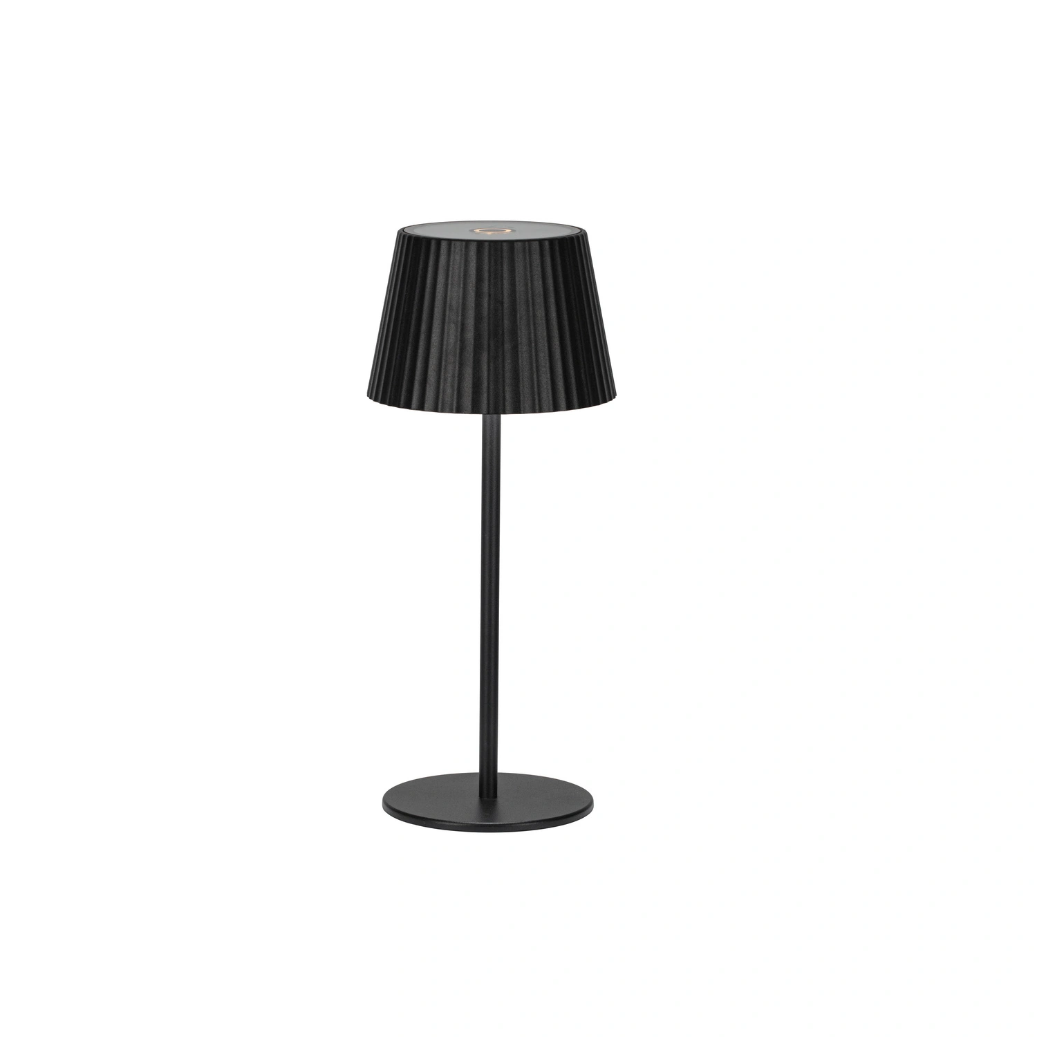 Solar-Tischlampe »Valenna«, dimmbar, USB-C-Ladeanschluss, schwarz