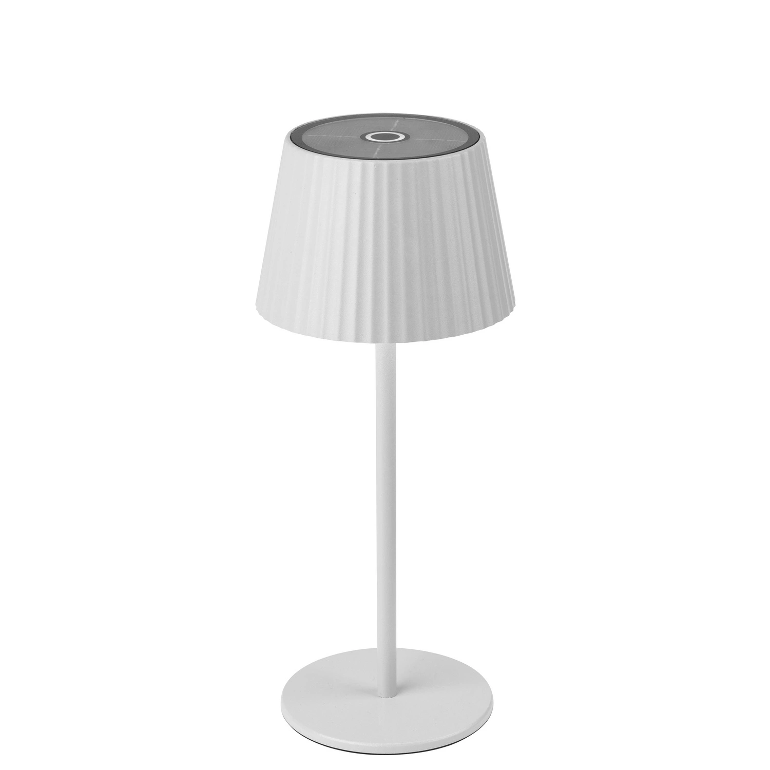 Solar-Tischlampe »Valenna«, dimmbar, USB-C-Ladeanschluss, weiß