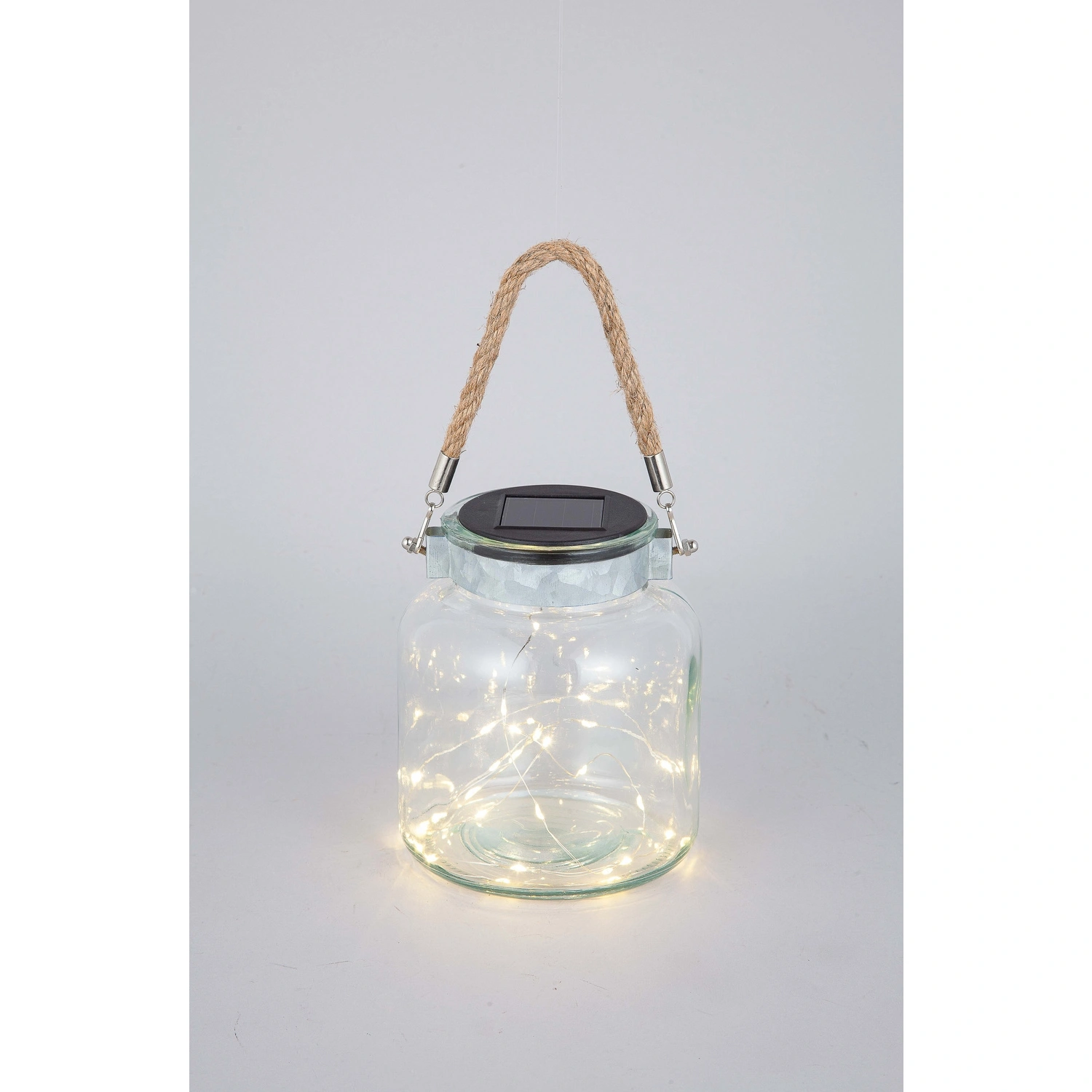 Solarlichterkette »Salerni«, mit Seilgriff, Glas