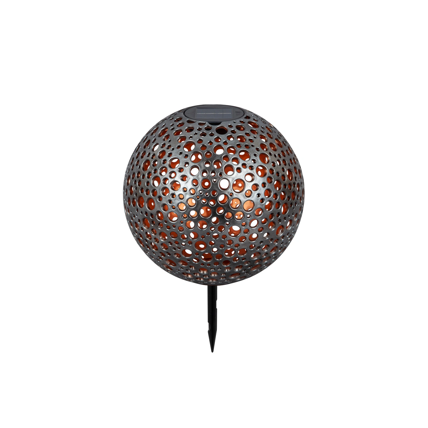 LED-Solarkugelleuchte »Drapia«, mit Erdspies, Ø 25 cm, Kunststoff