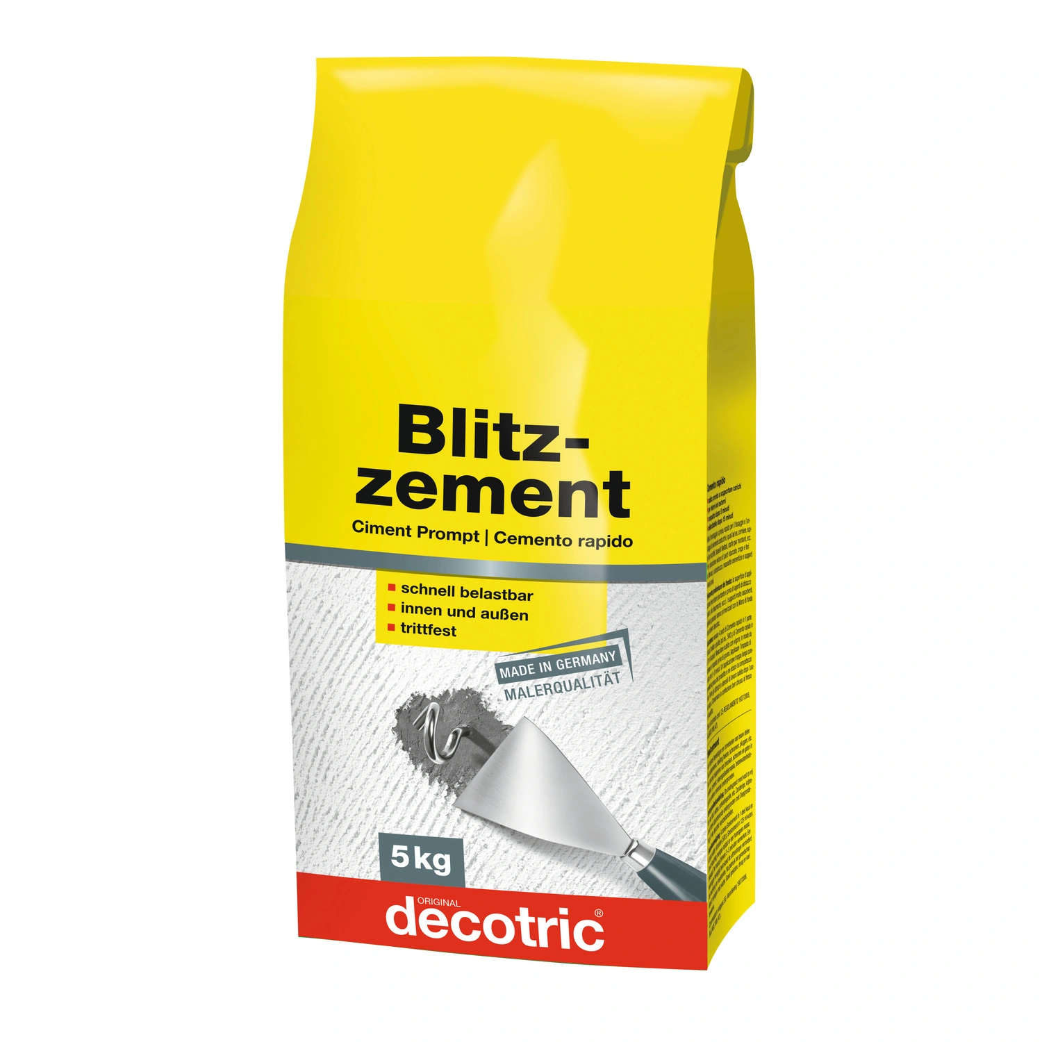 Blitzzement, 5 kg, grau